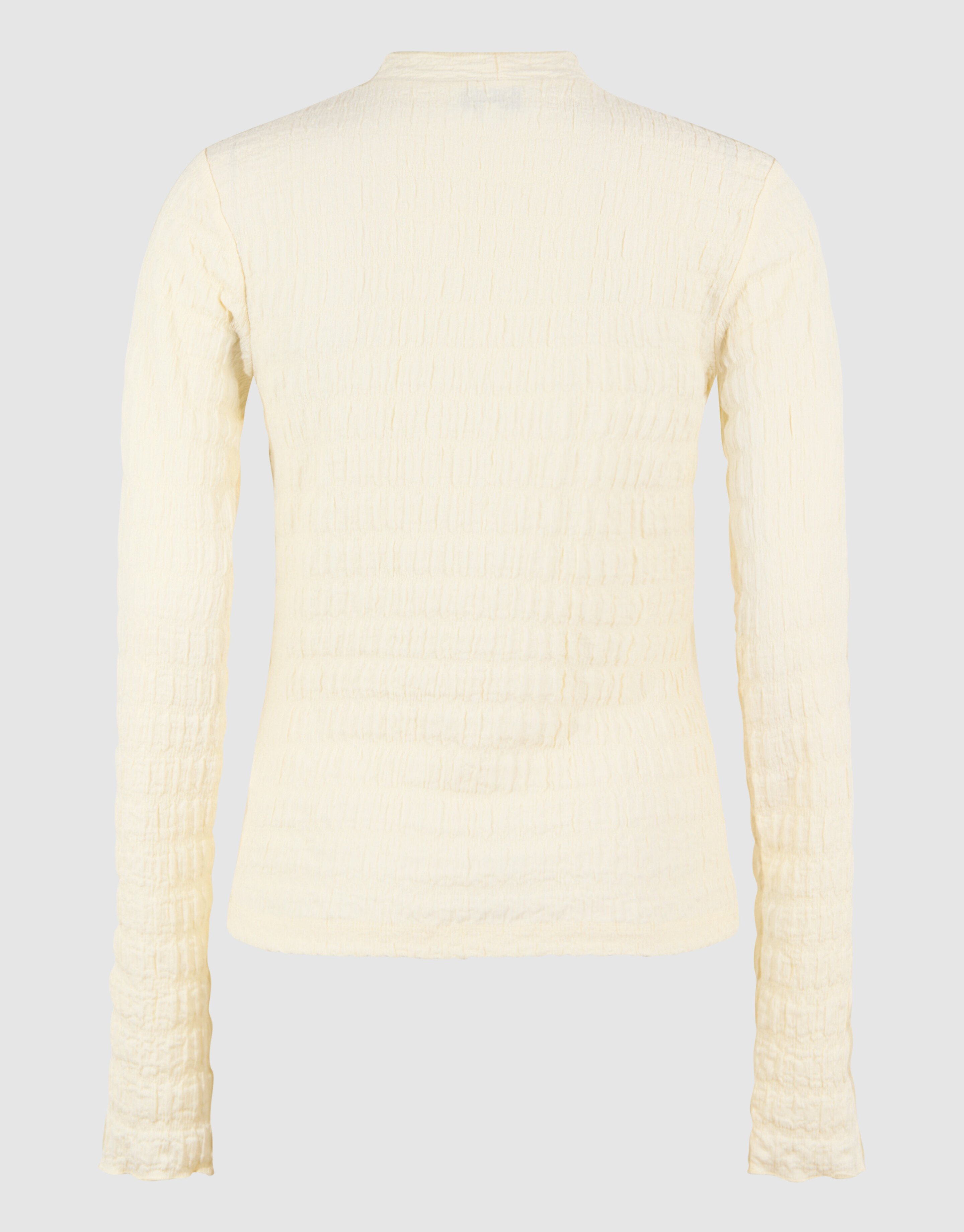 Struktur Longsleeve Top Hellgelb SHOEBY WOMEN