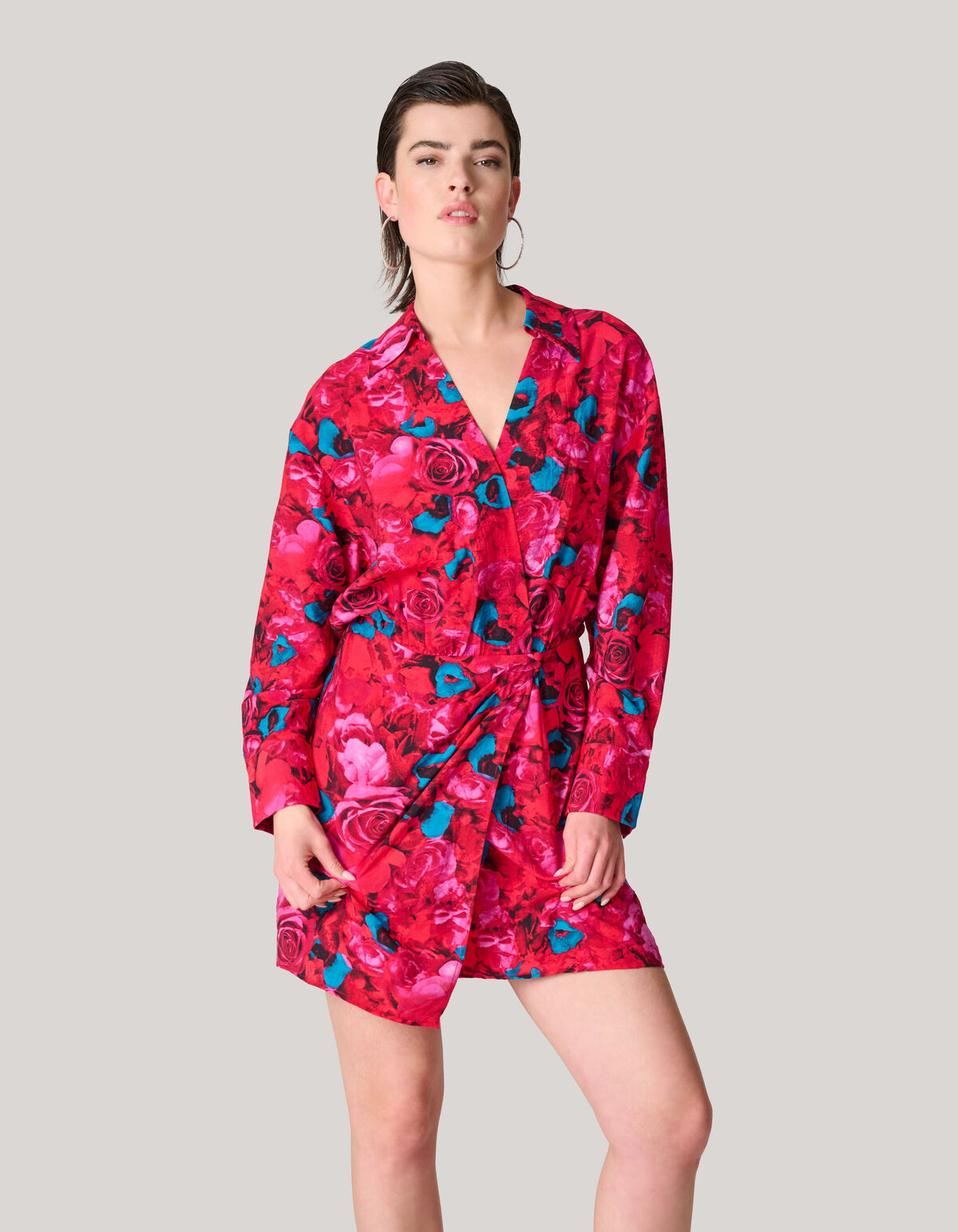 Gedruckter Jurk Rood SHOEBY WOMEN