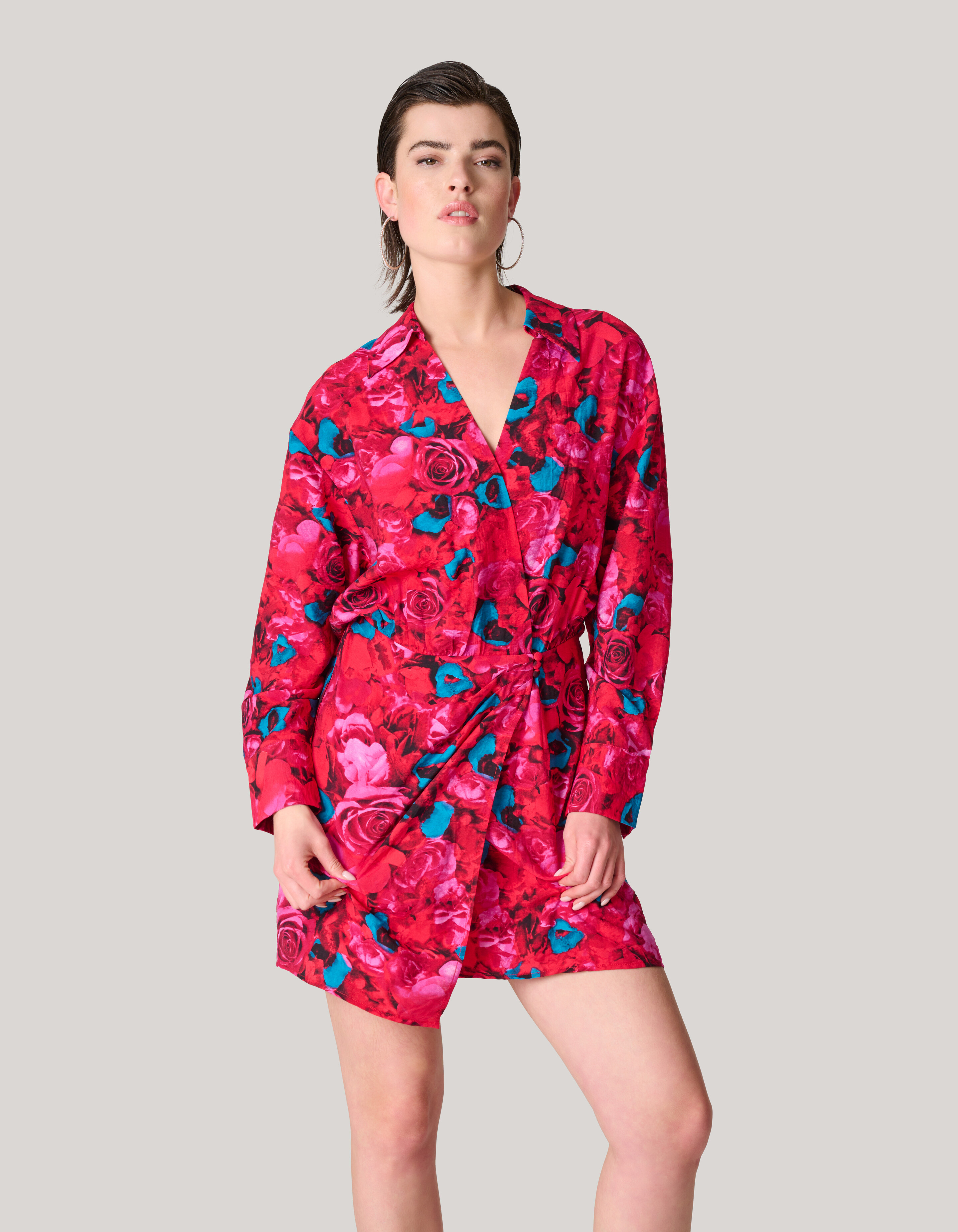 Gedruckter Jurk Rood SHOEBY WOMEN