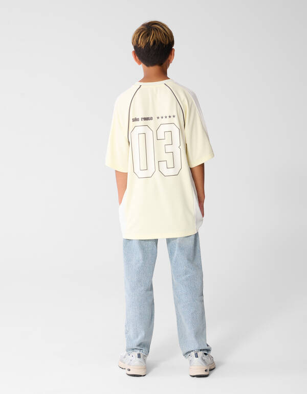Sportliches Oversized-T-Shirt Hellgelb SHOEBY BOYS