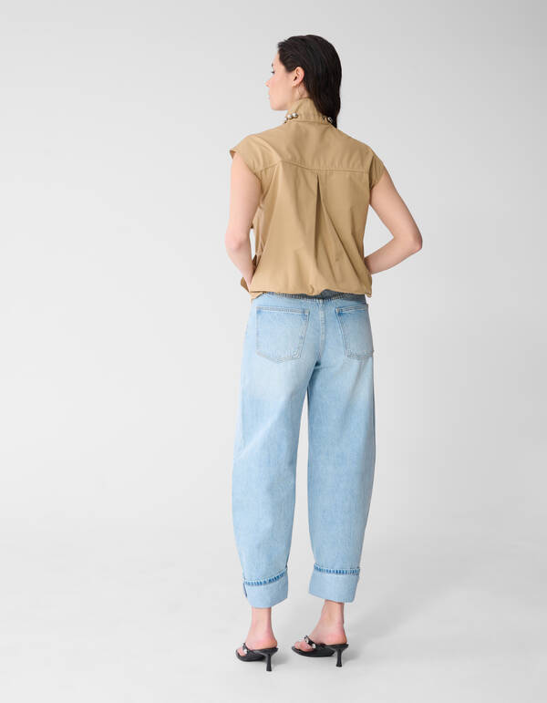 &Auml;rmellose Cargo-Jacke Beige SHOEBY WOMEN