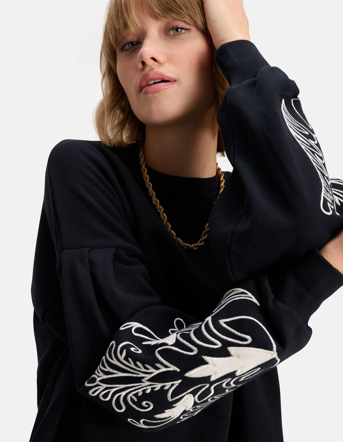 Pullover mit gestickten Details SHOEBY WOMEN