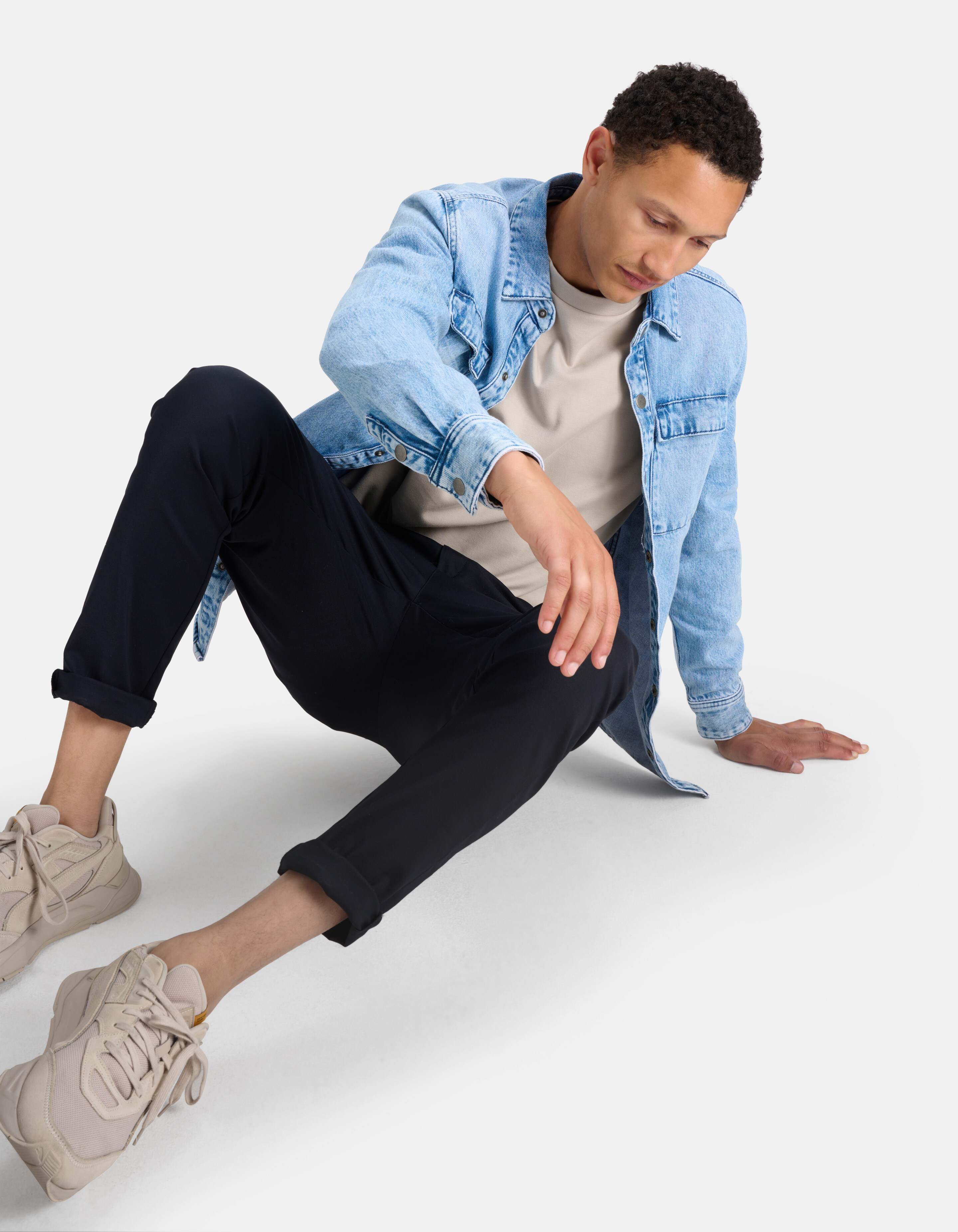 Denim-Hemd Blau SHOEBY MEN