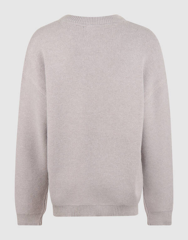 Text-Pullover Grau SHOEBY BOYS