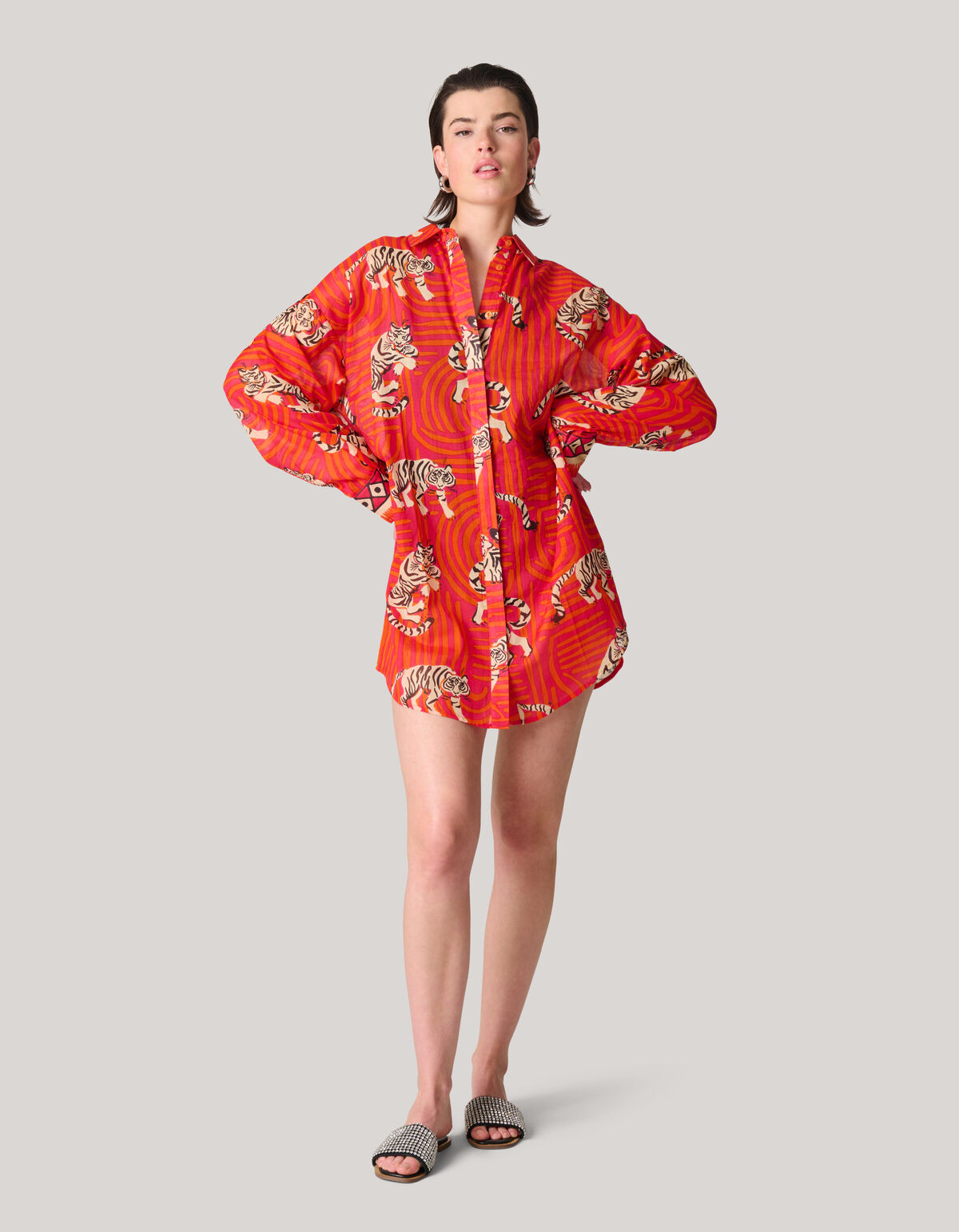 Bedruckte Strandbluse SHOEBY WOMEN