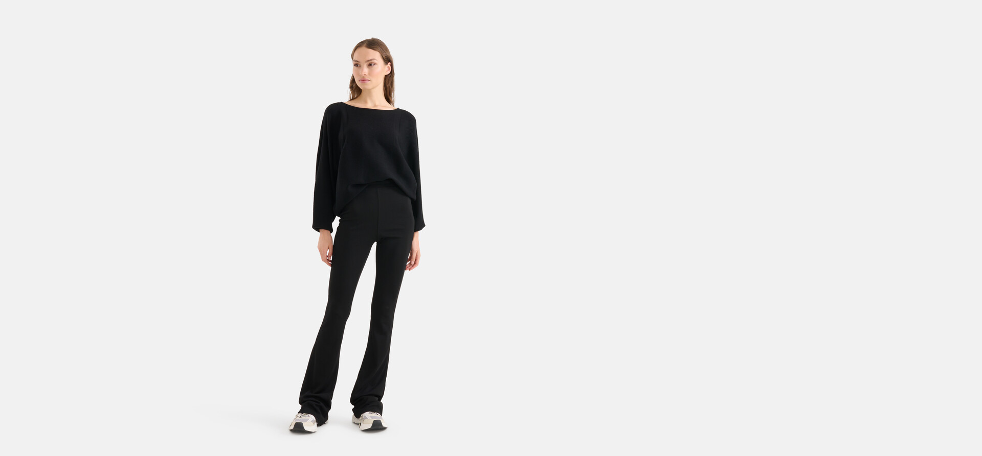Leggings mit ausgestellter Passform Schwarz SHOEBY WOMEN