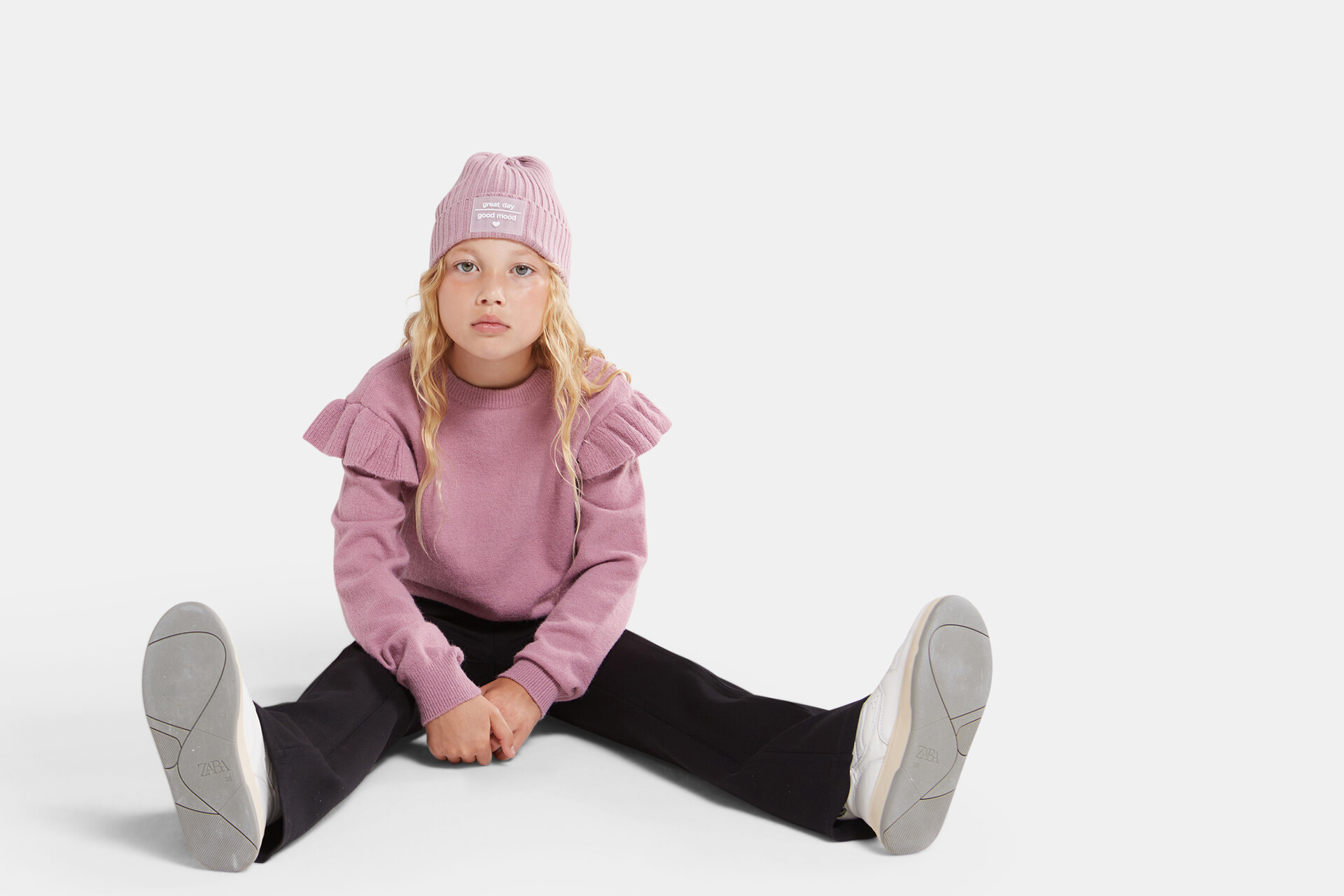 Schulter-Rüschen-Pullover SHOEBY GIRLS