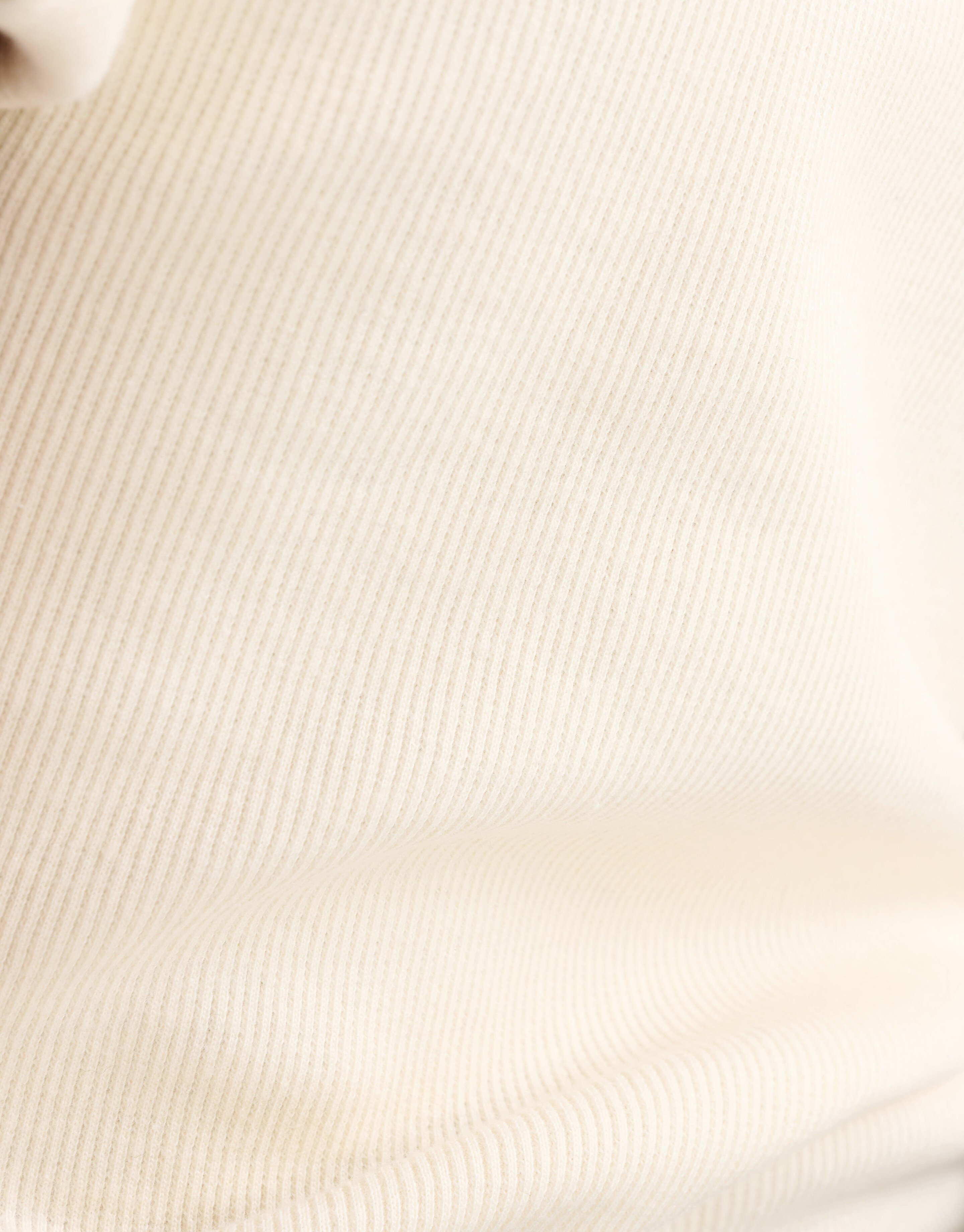 Ruffle Rib Top Offwhite SHOEBY GIRLS