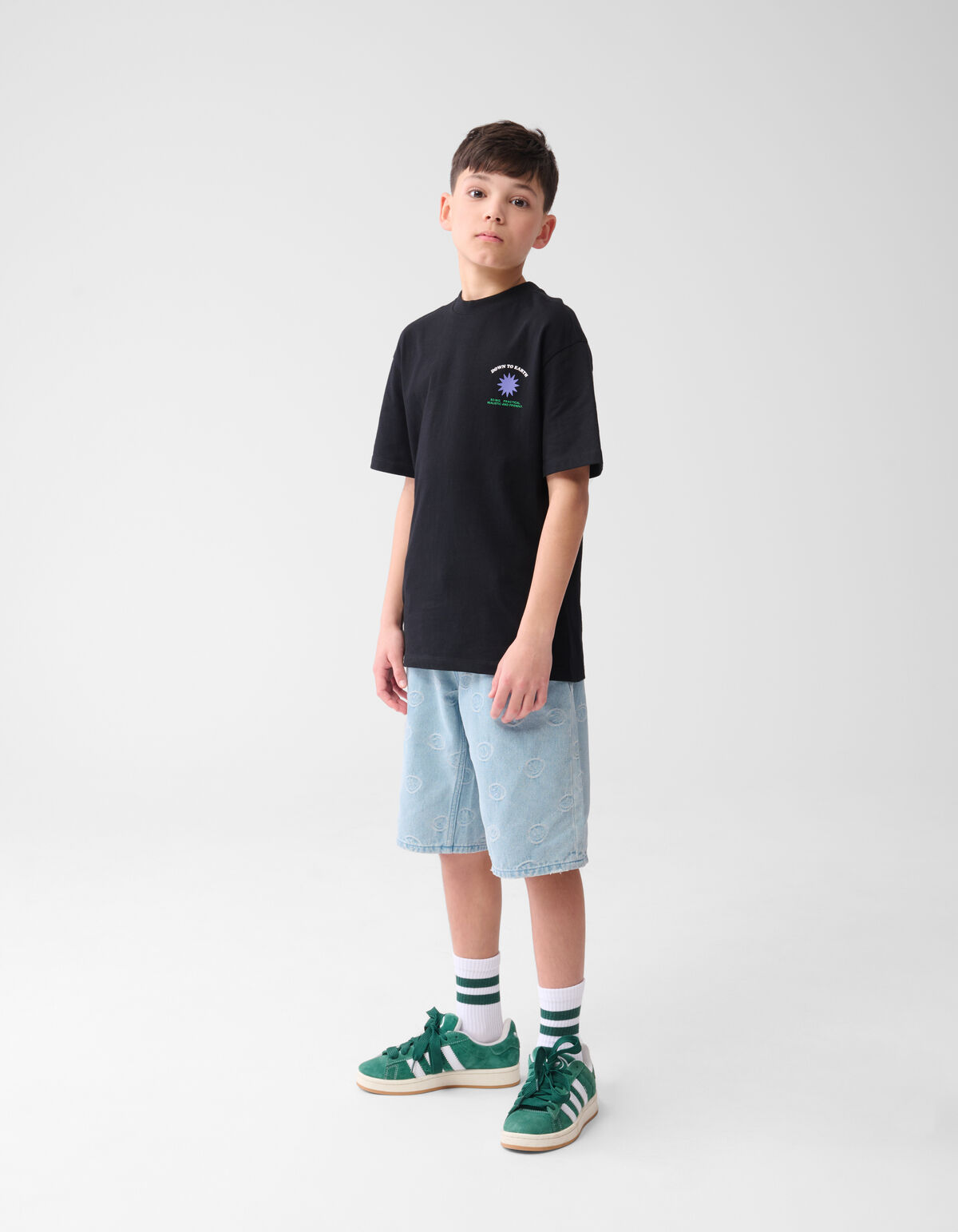 Artwork T-shirt Schwarz SHOEBY BOYS