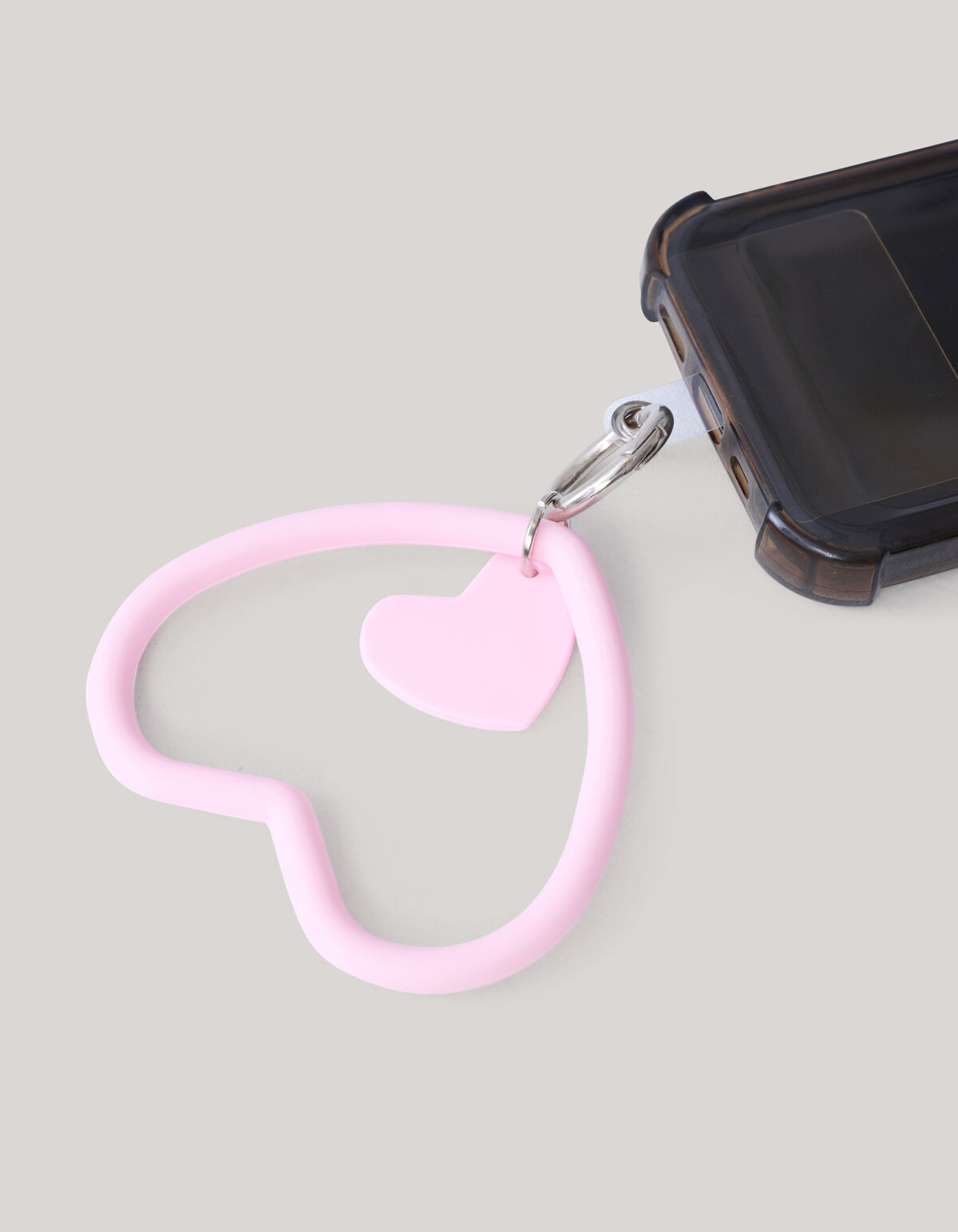 Herz Telefonkabel Hellrosa SHOEBY ACCESSOIRES