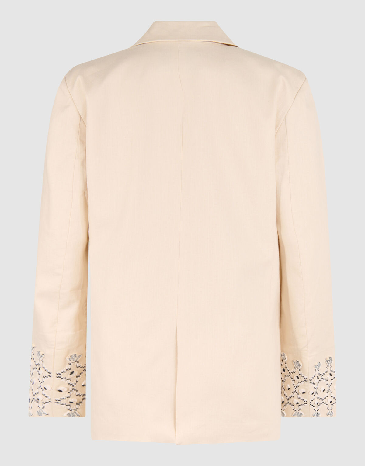 Embroidery Blazer Off White SHOEBY WOMEN