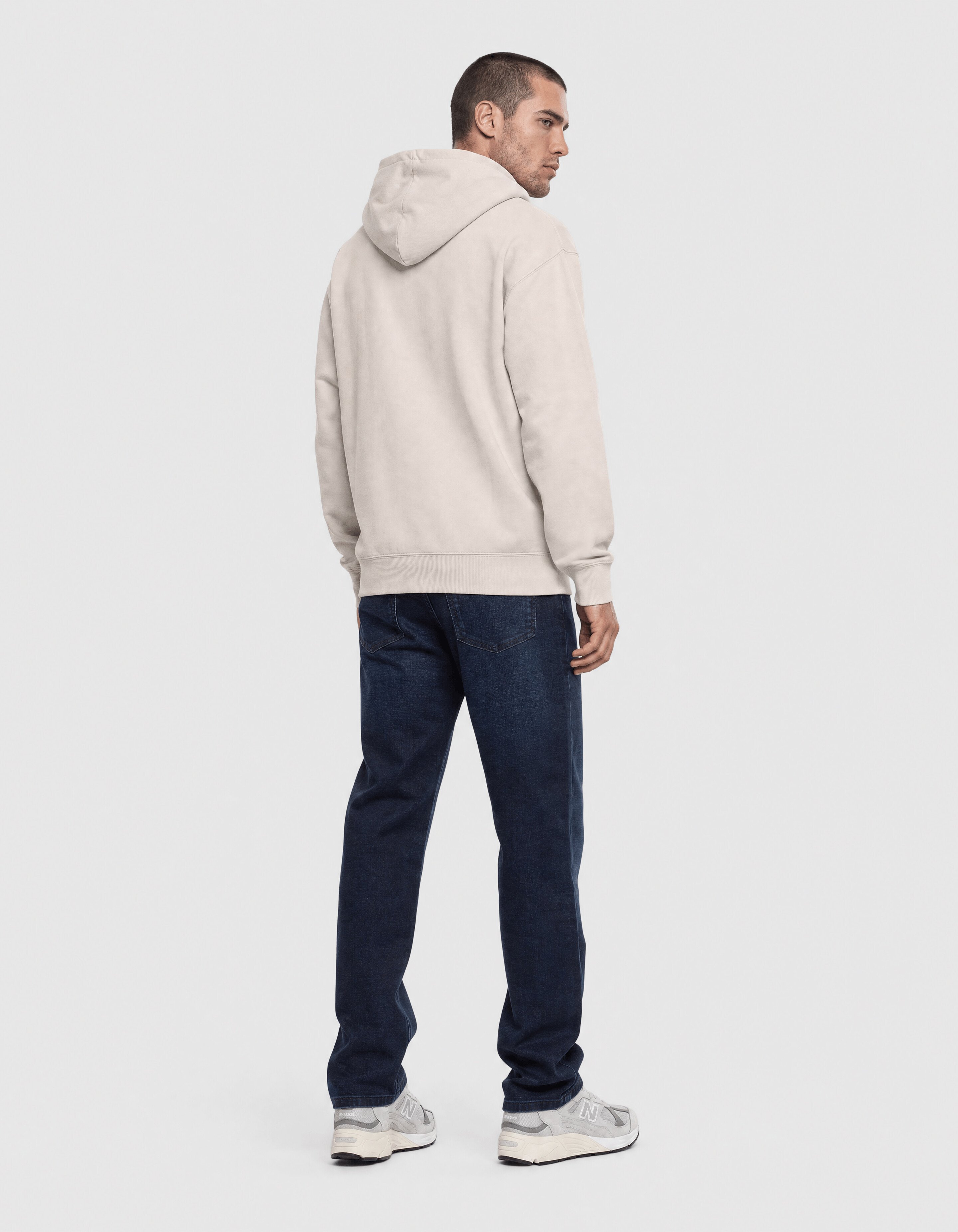 Jacquard-Hoodie Hellgrau SHOEBY MEN