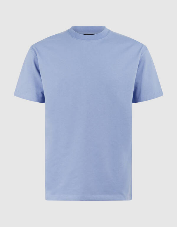 Gehäkeltes T-shirt Hellblau SHOEBY MEN