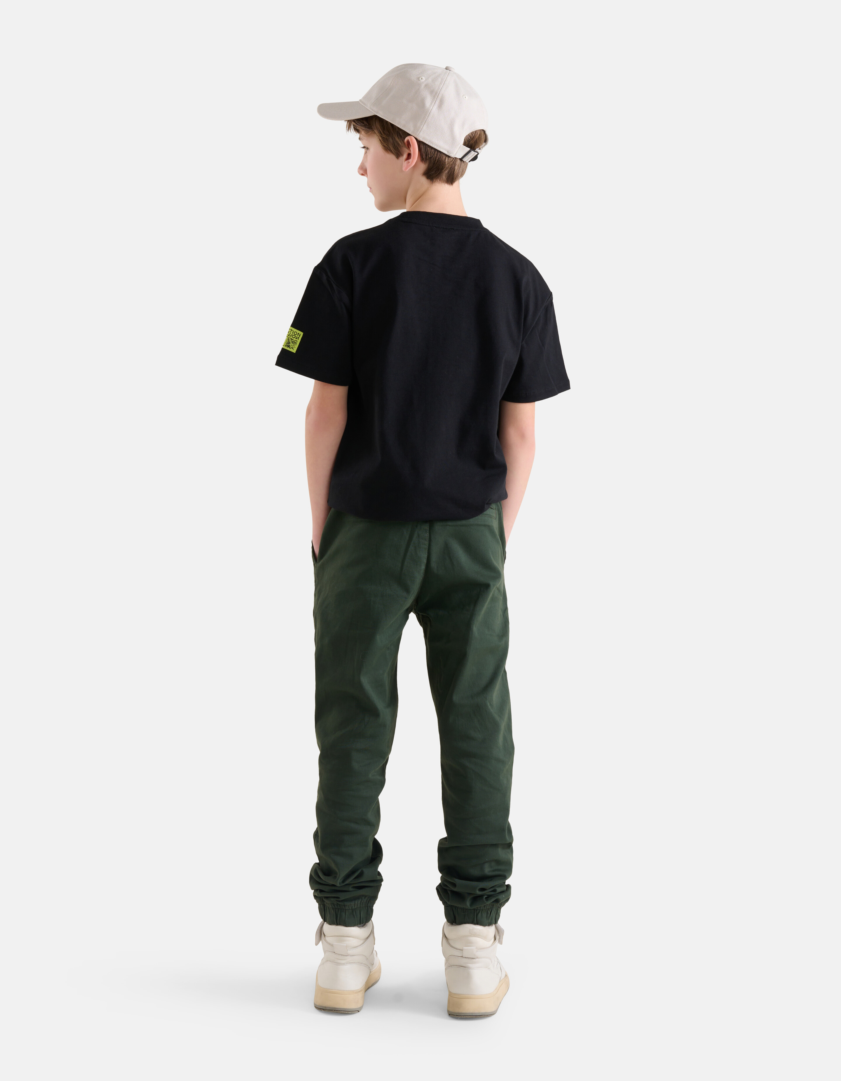 Relaxed Fit T-shirt Schwarz SHOEBY BOYS