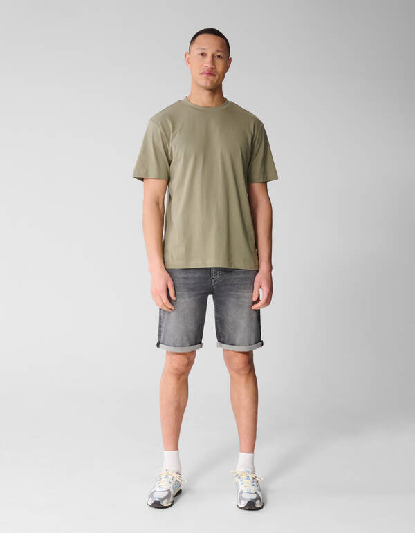 Wave Artwork T-Shirt Khaki SHOEBY MEN