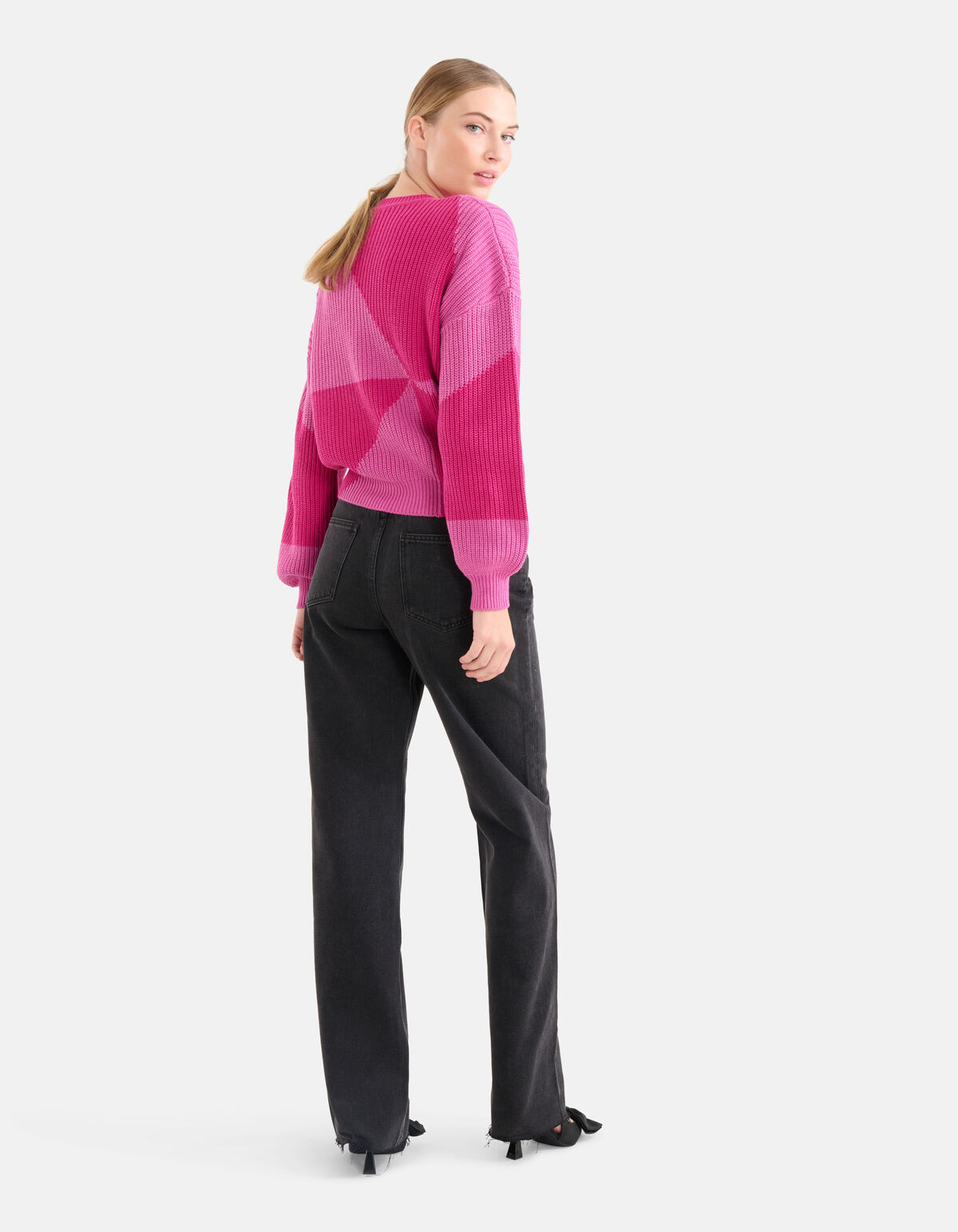 Colorblock Pullover Rosa SHOEBY WOMEN