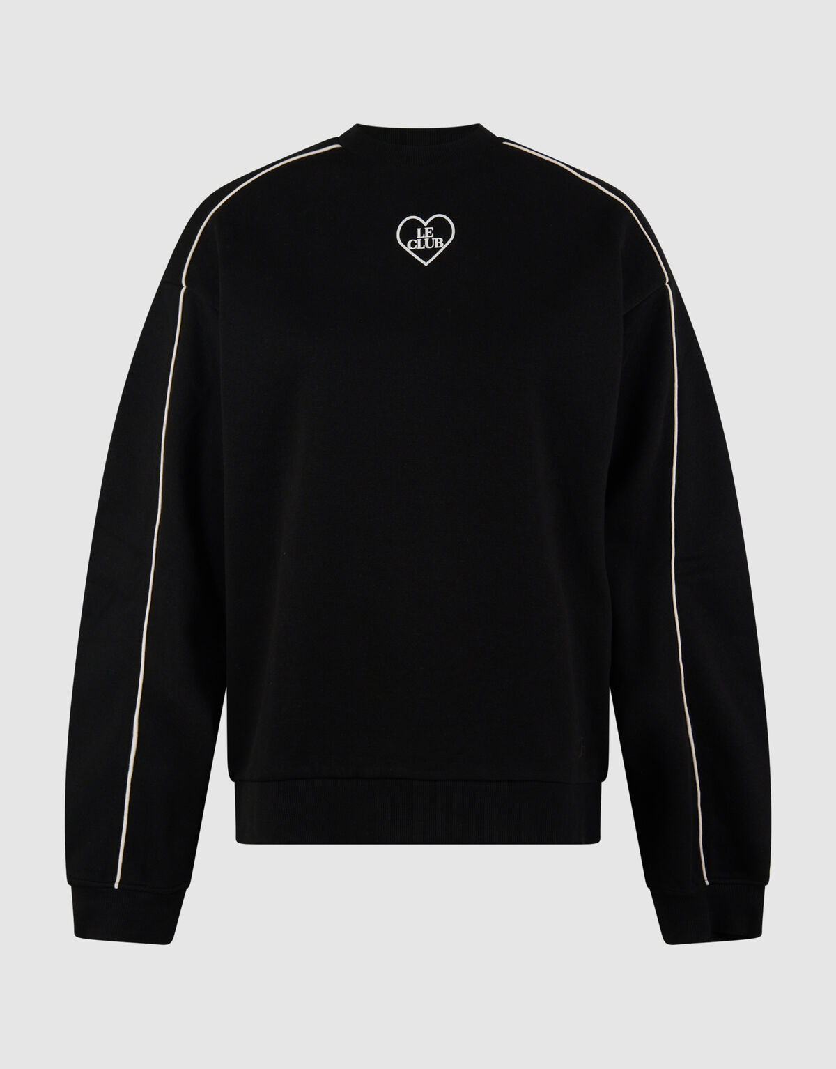Pullover mit Herz-Artwork Schwarz SHOEBY WOMEN
