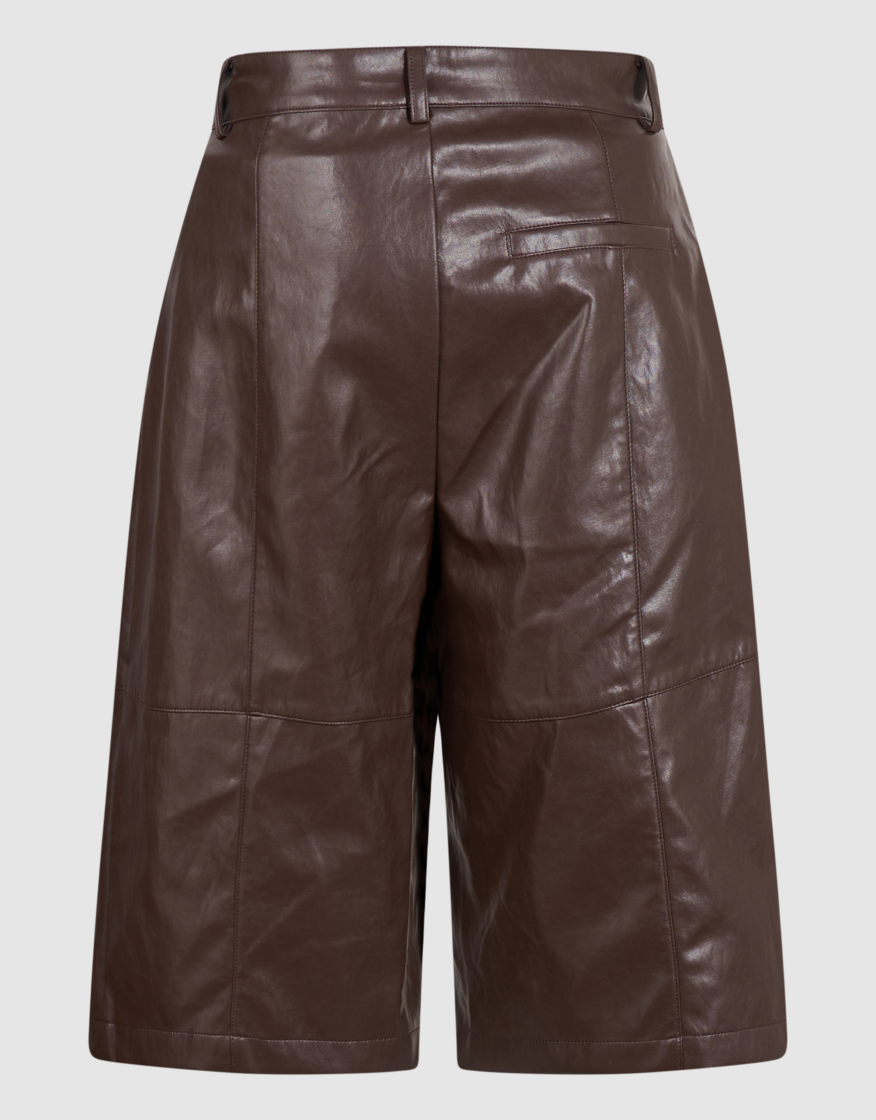 Vegan Leren Bermuda Donkerbruin By Mieke SHOEBY WOMEN
