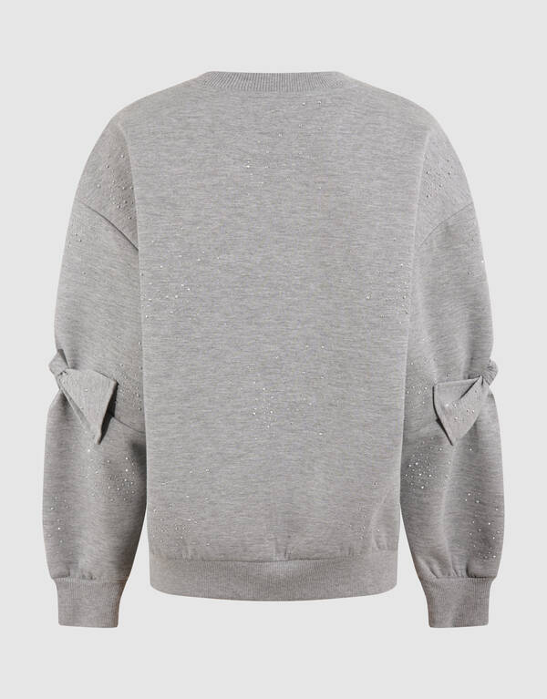 Übergroßer Strickpullover Grau SHOEBY GIRLS