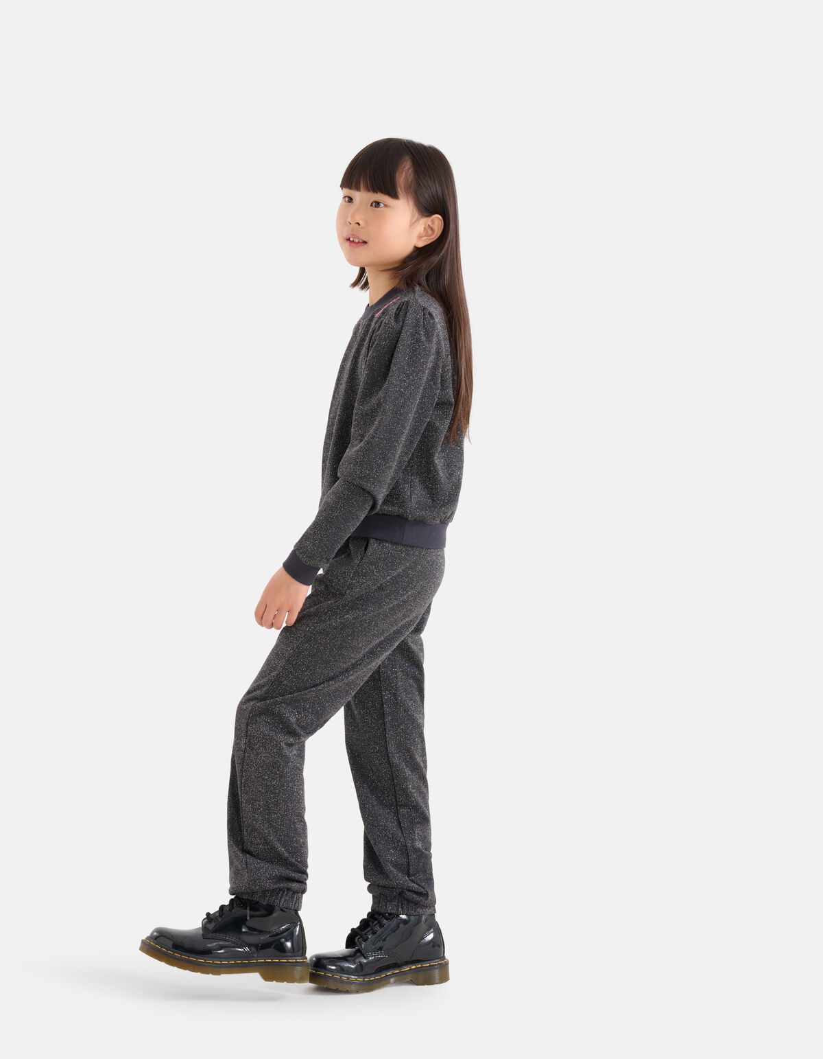 Glitzerpulli Dunkelgrau SHOEBY GIRLS