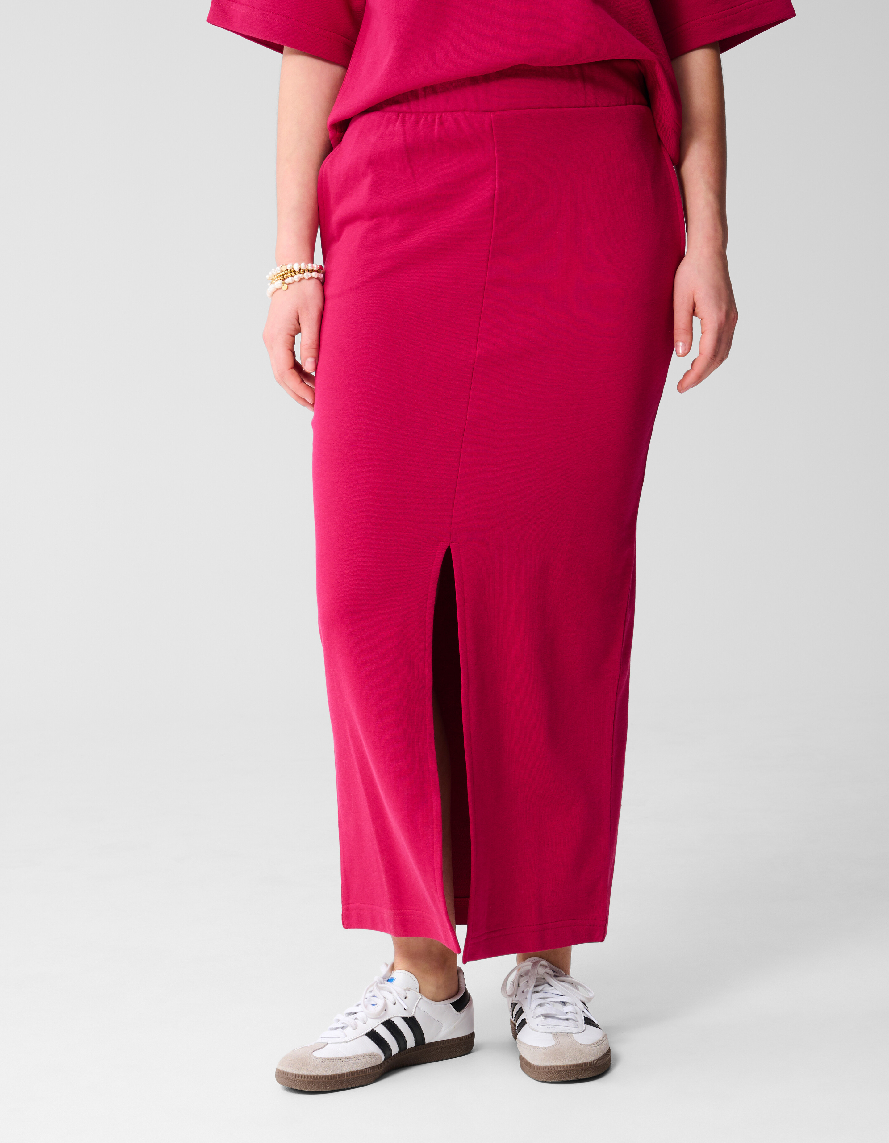 Maxi-Sweat-Rock Rosa/Rot SHOEBY WOMEN