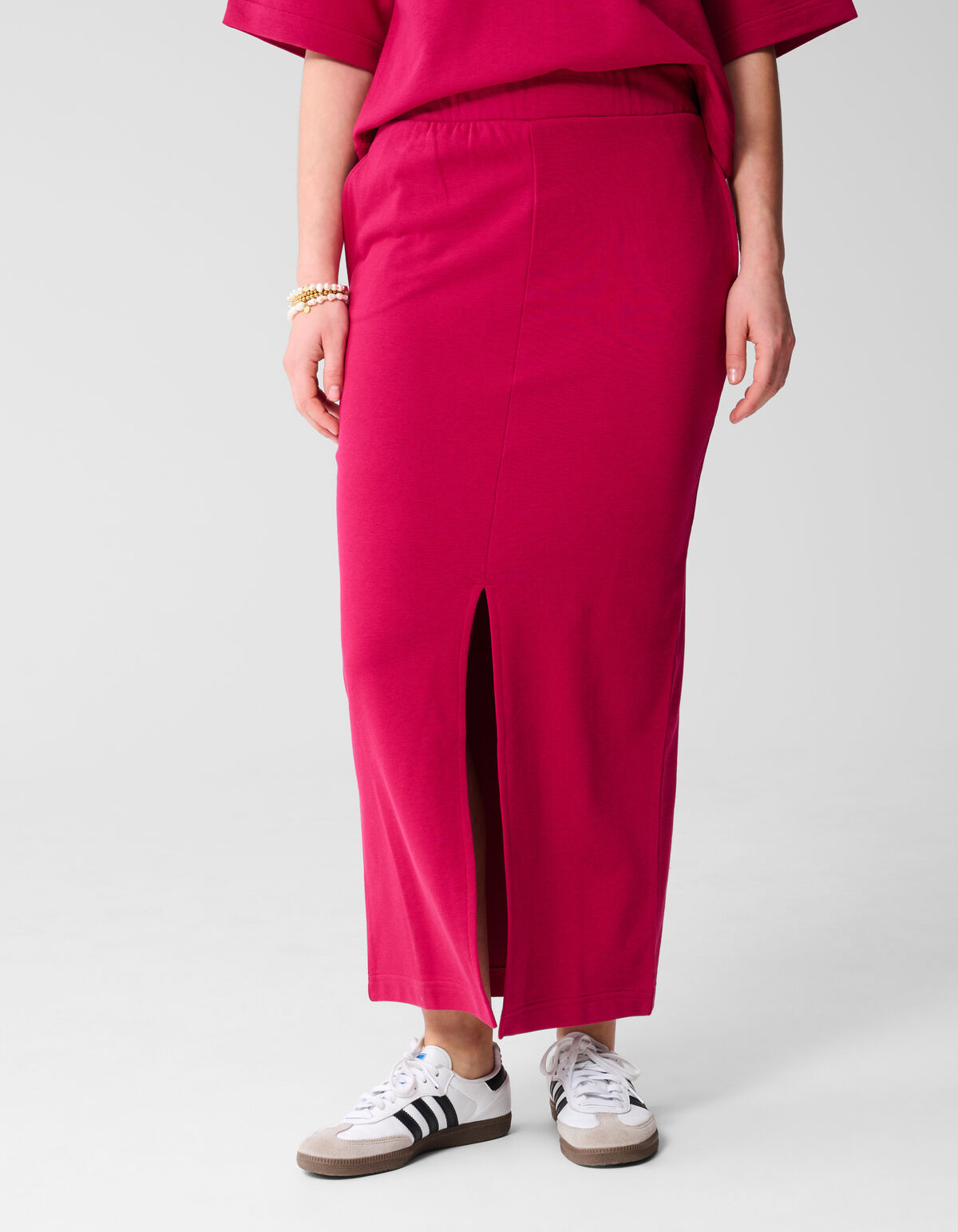 Maxi-Sweat-Rock Rosa/Rot SHOEBY WOMEN