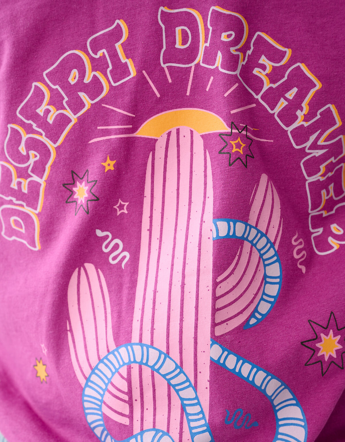 Artwork T-shirt Dunkelrosa SHOEBY GIRLS