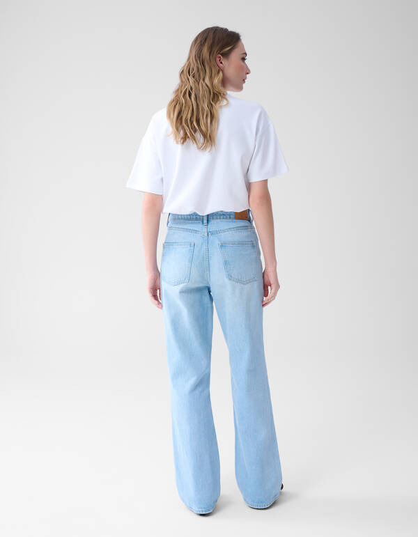 Jeans mit weitem Bein gebleicht SHOEBY WOMEN