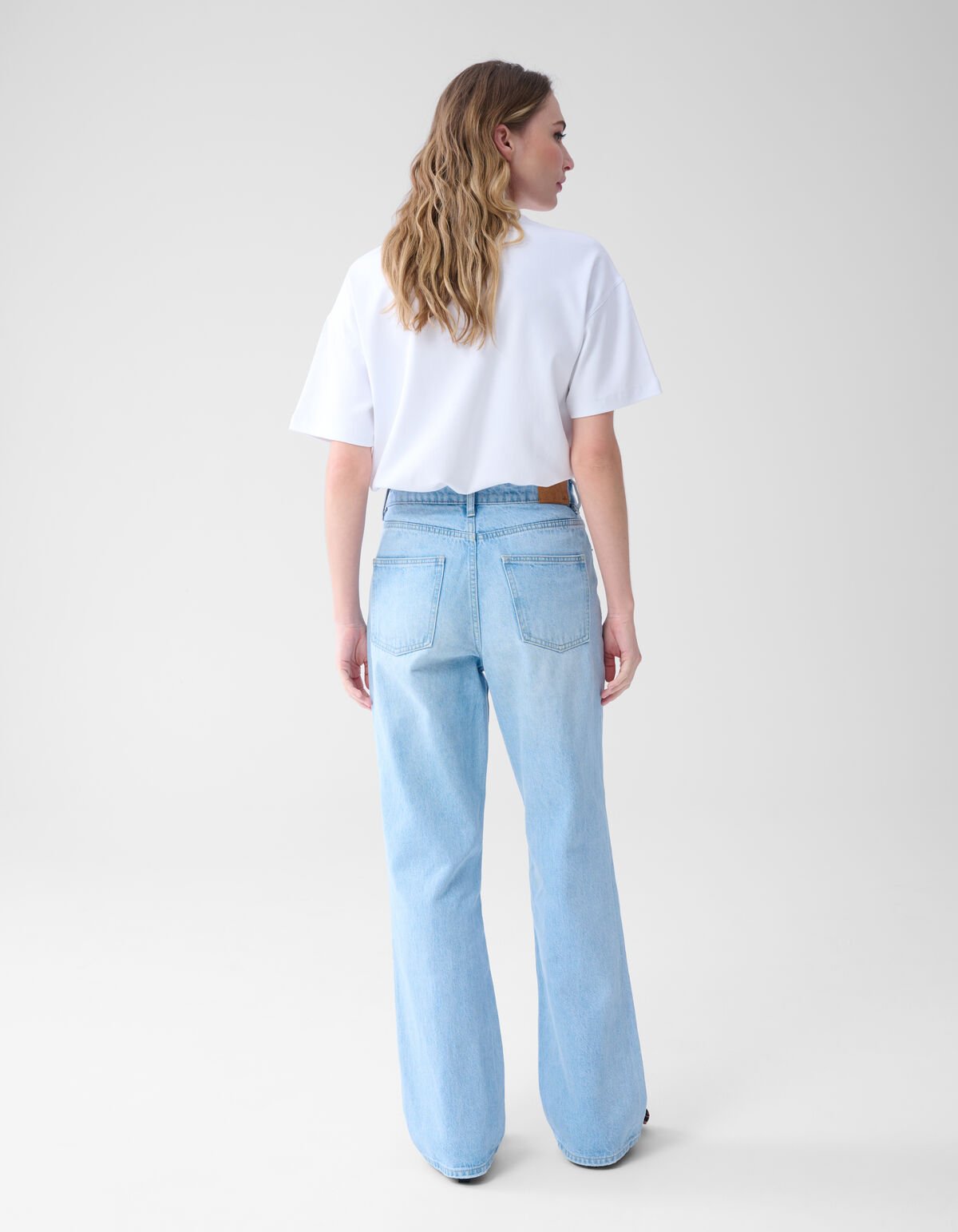 Jeans mit weitem Bein gebleicht SHOEBY WOMEN