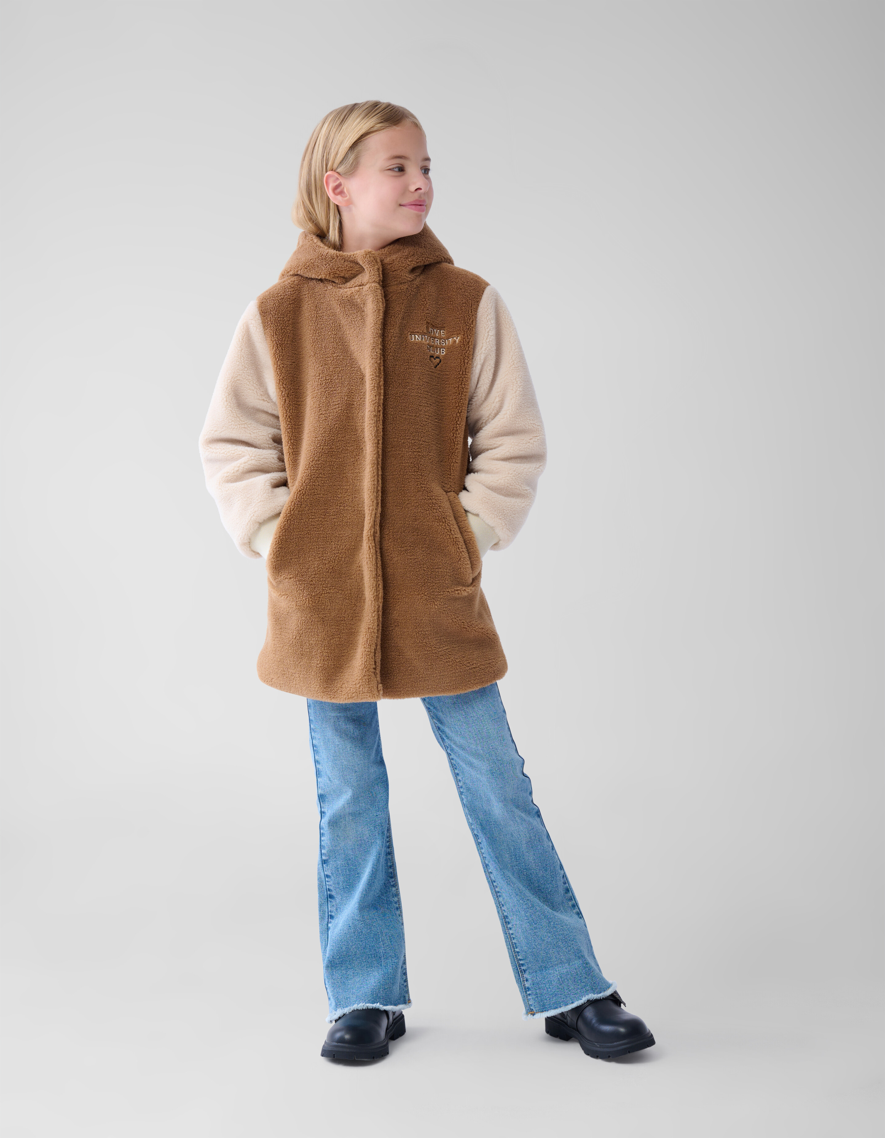 Teddyjacke Braun SHOEBY GIRLS