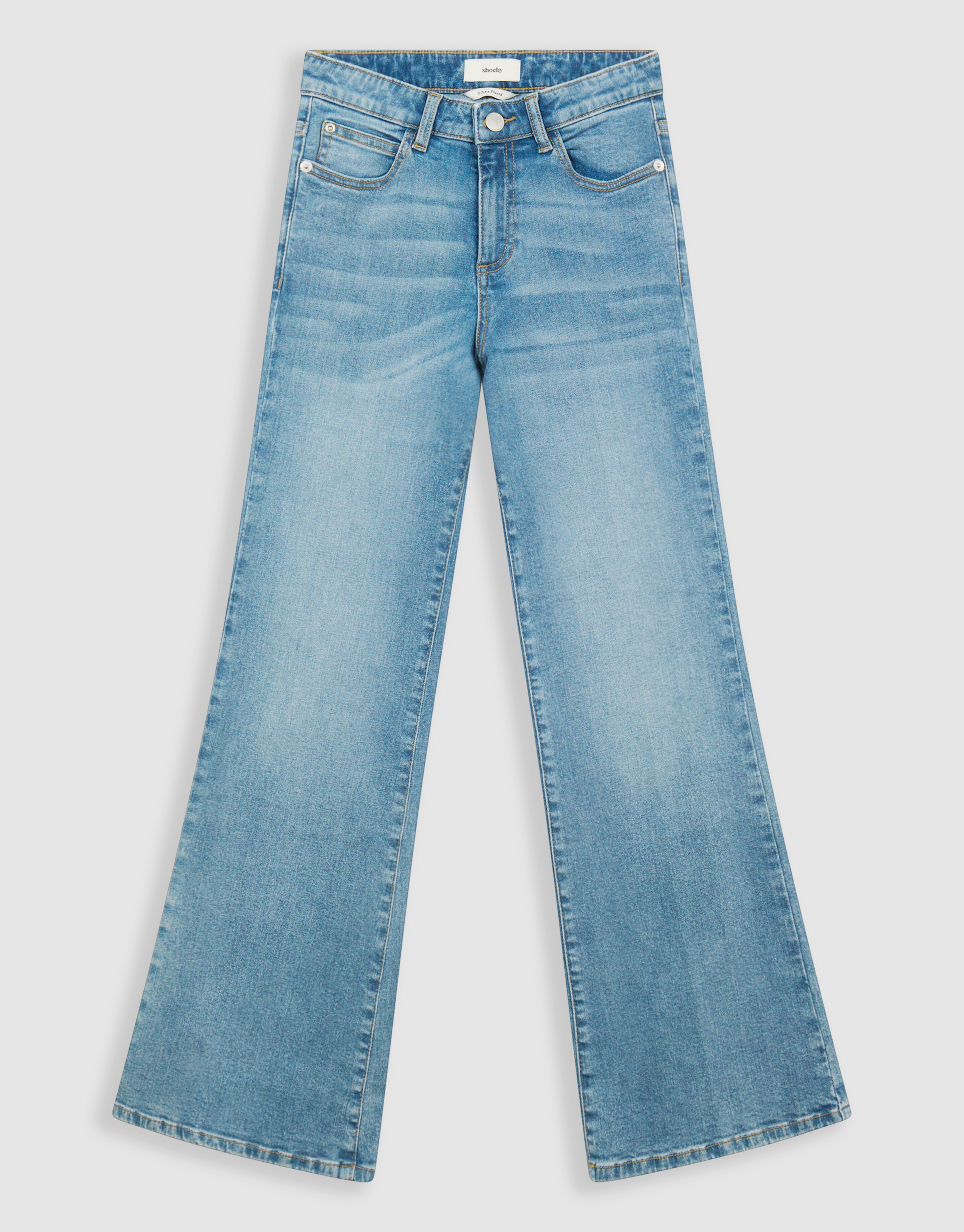 Flared Fit Jeans Blau SHOEBY GIRLS