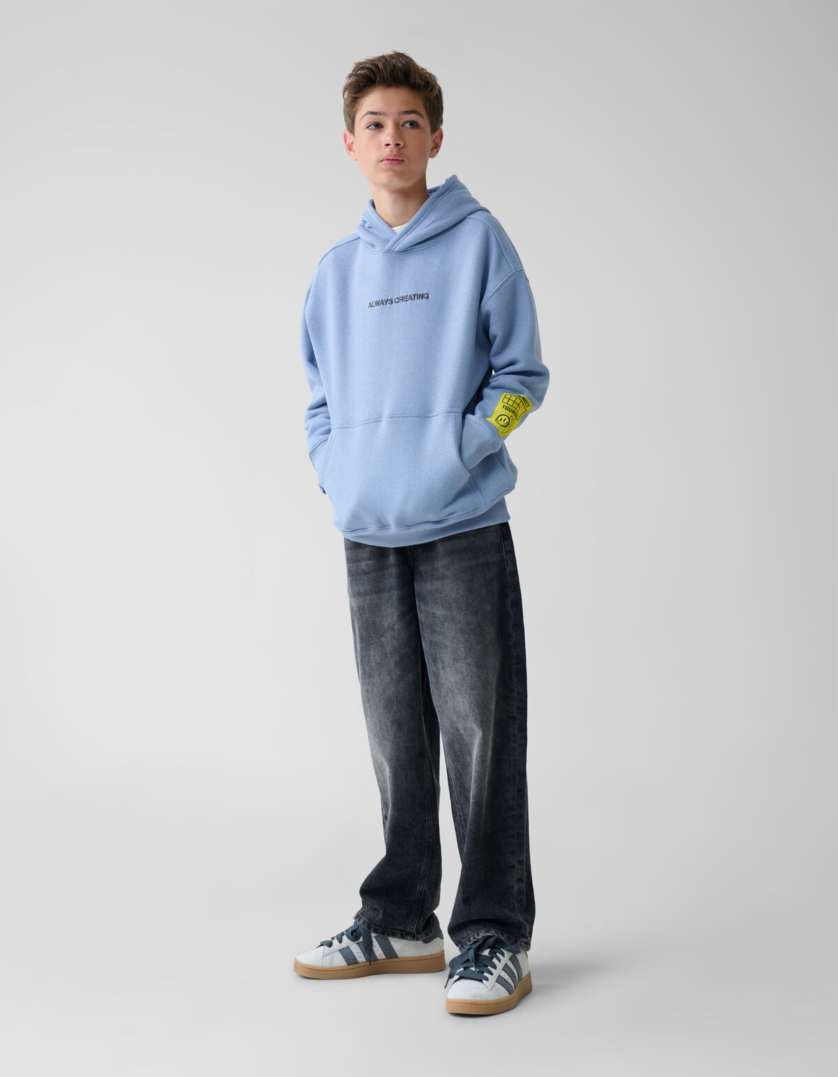 Create Hoodie Blau SHOEBY BOYS