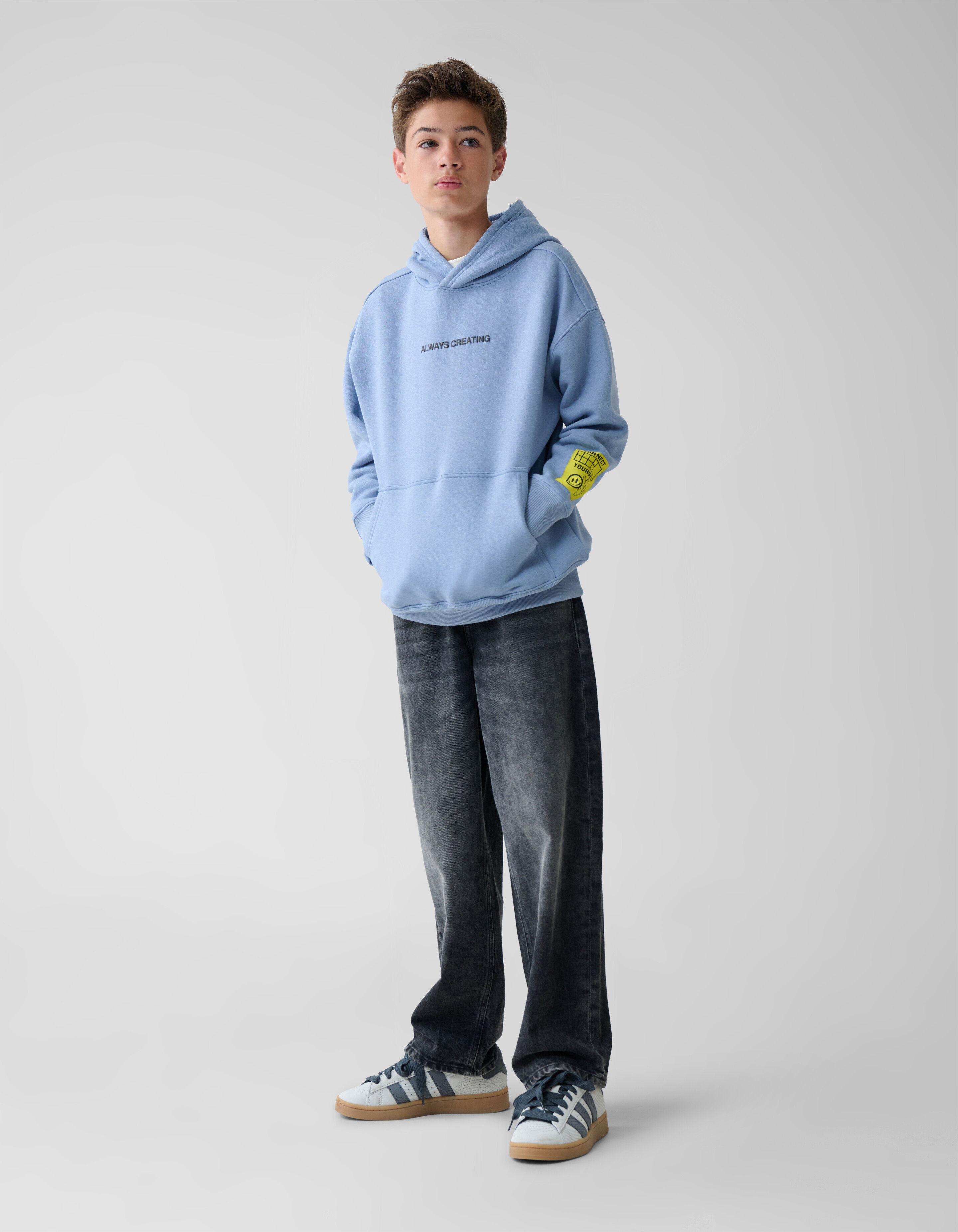 Create Hoodie Blau SHOEBY BOYS