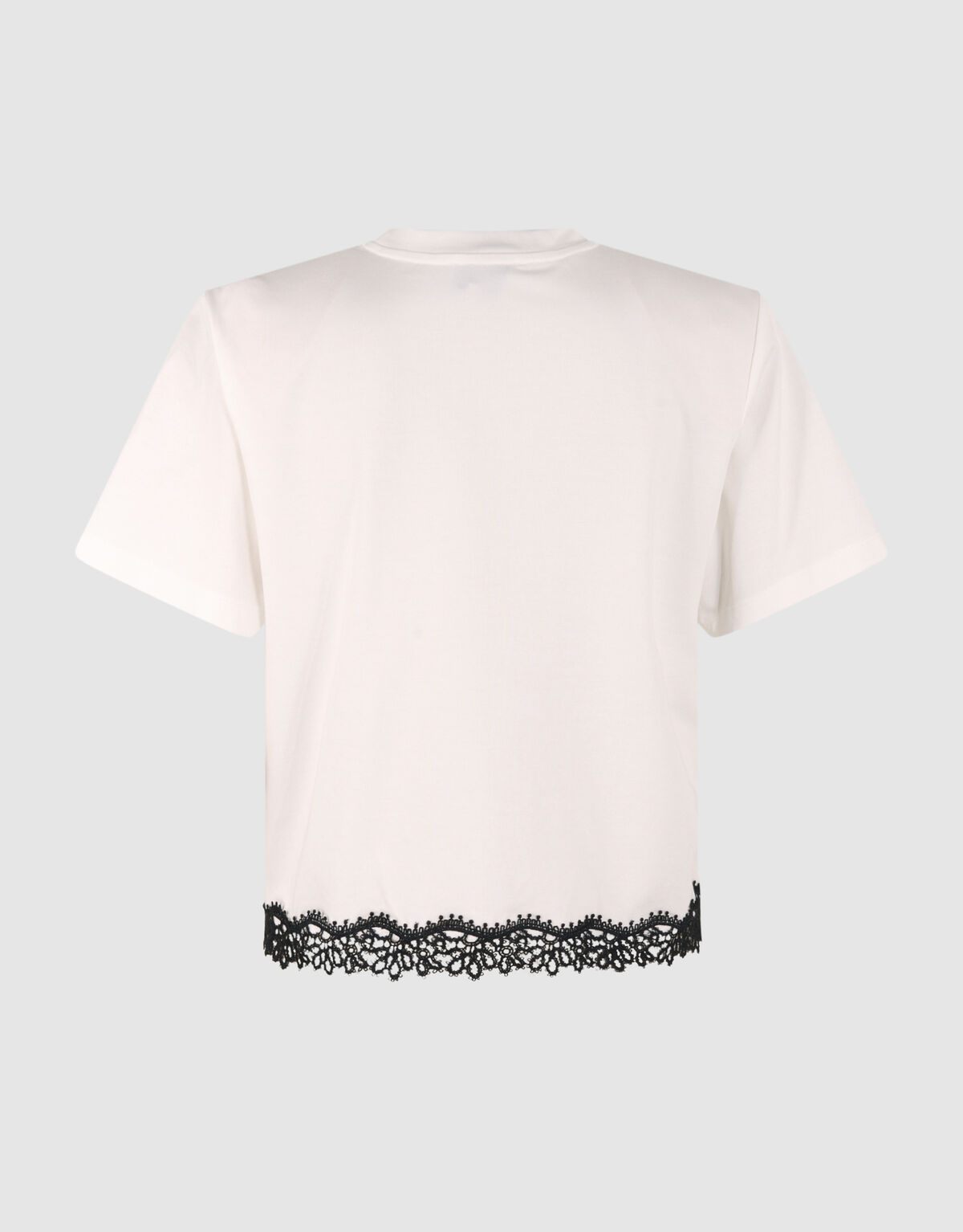 Kanten T-Shirt Wei&szlig; SHOEBY WOMEN