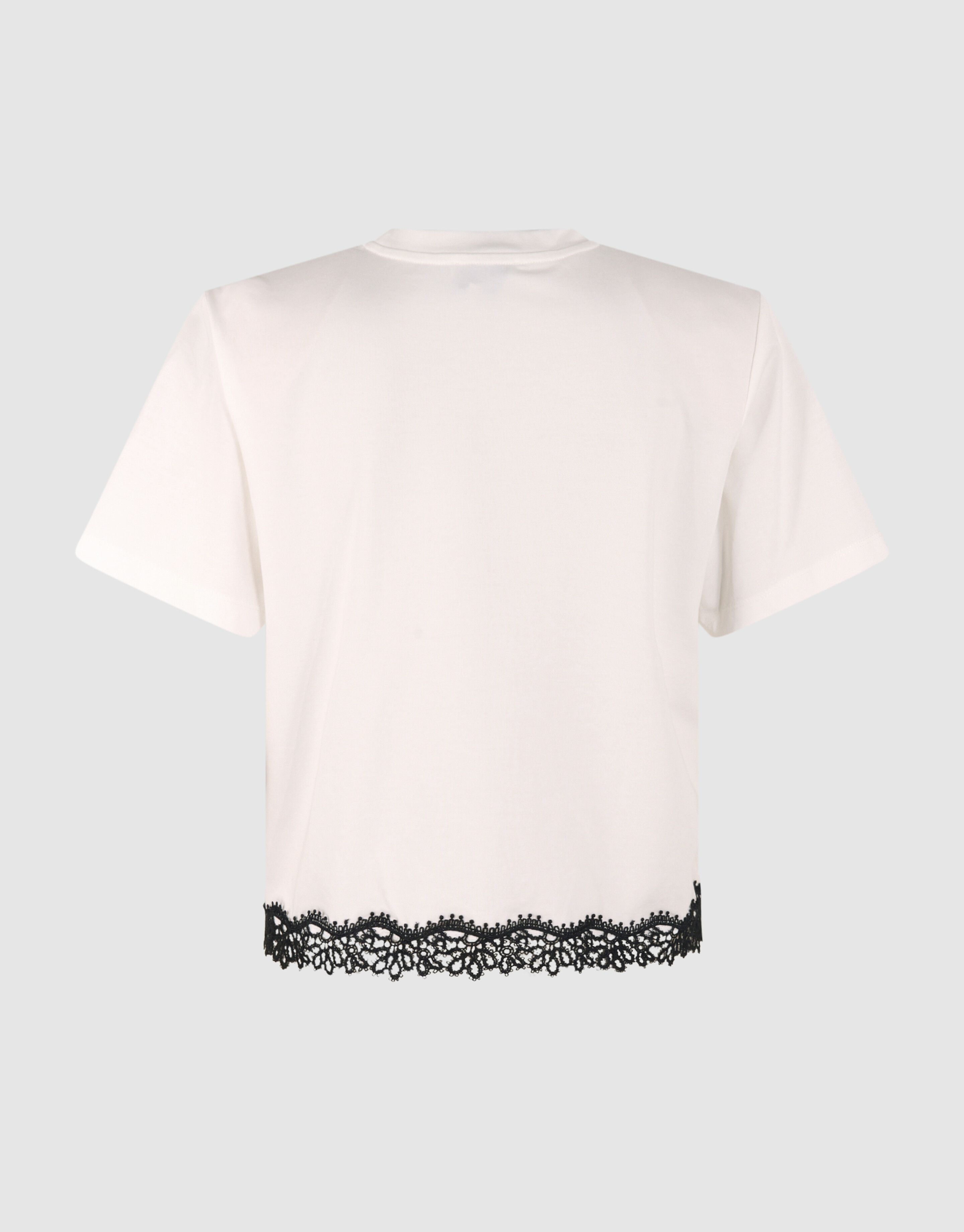 Kanten T-Shirt Wei&szlig; SHOEBY WOMEN