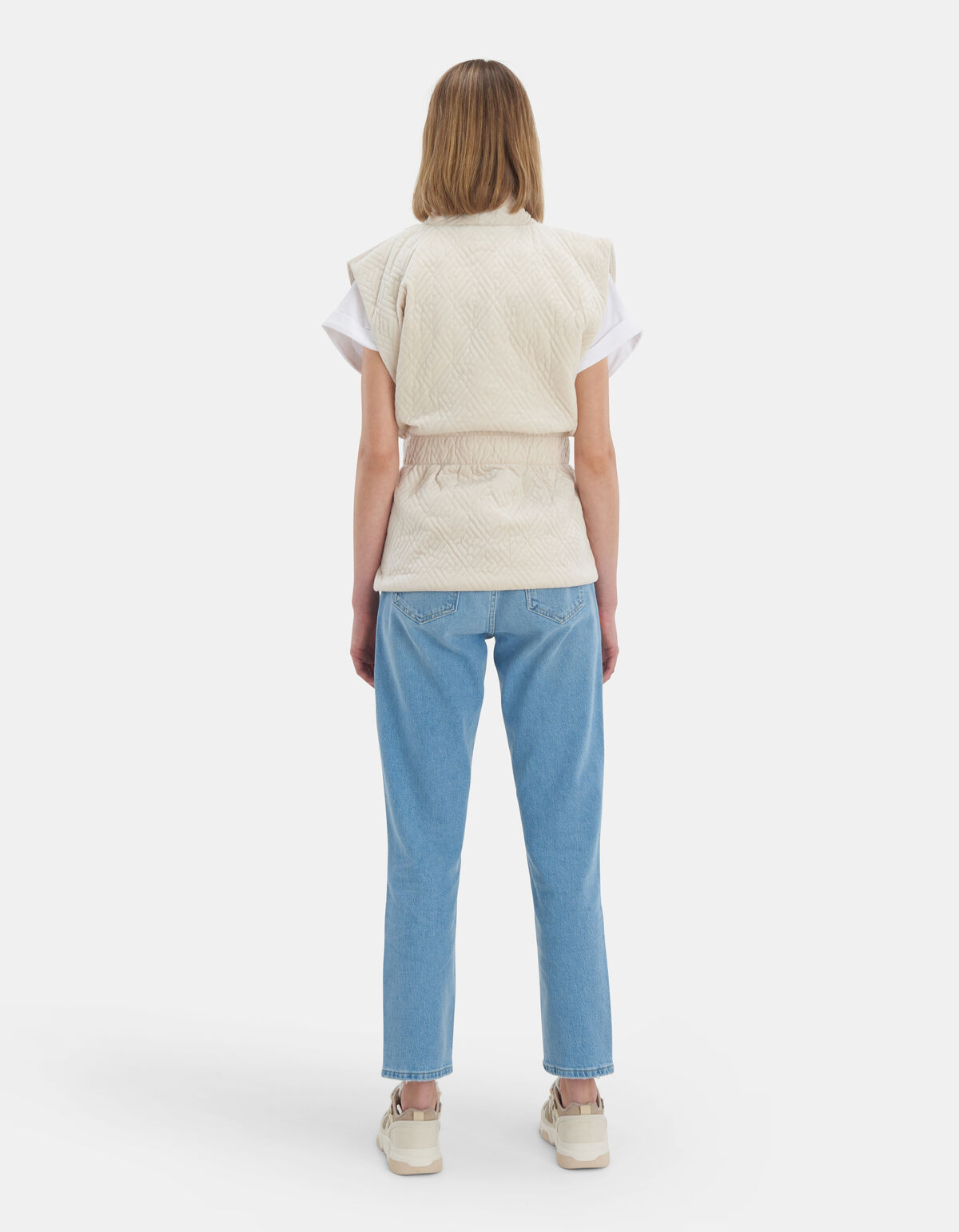 Samt-Quilt-Weste EKSEPT