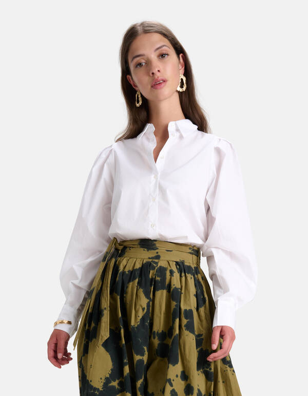 Klassische Popeline-Bluse SHOEBY WOMEN