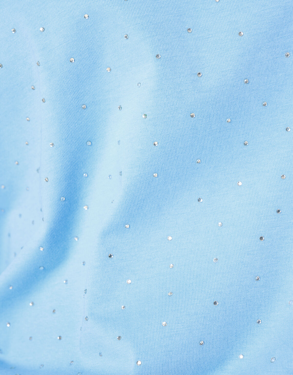 Strass-T-Shirt Hellblau SHOEBY WOMEN