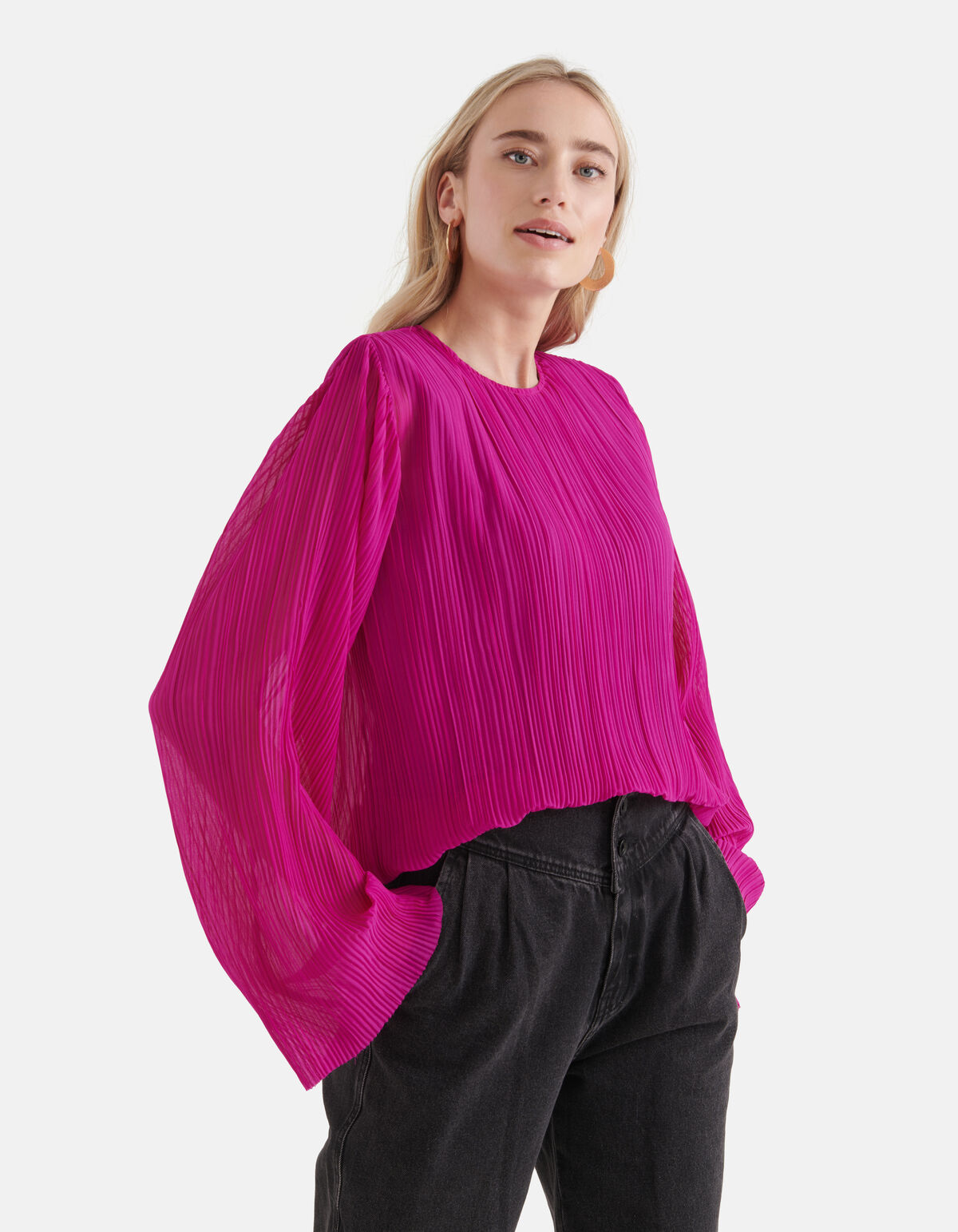 Plissee-Top Rosa SHOEBY WOMEN