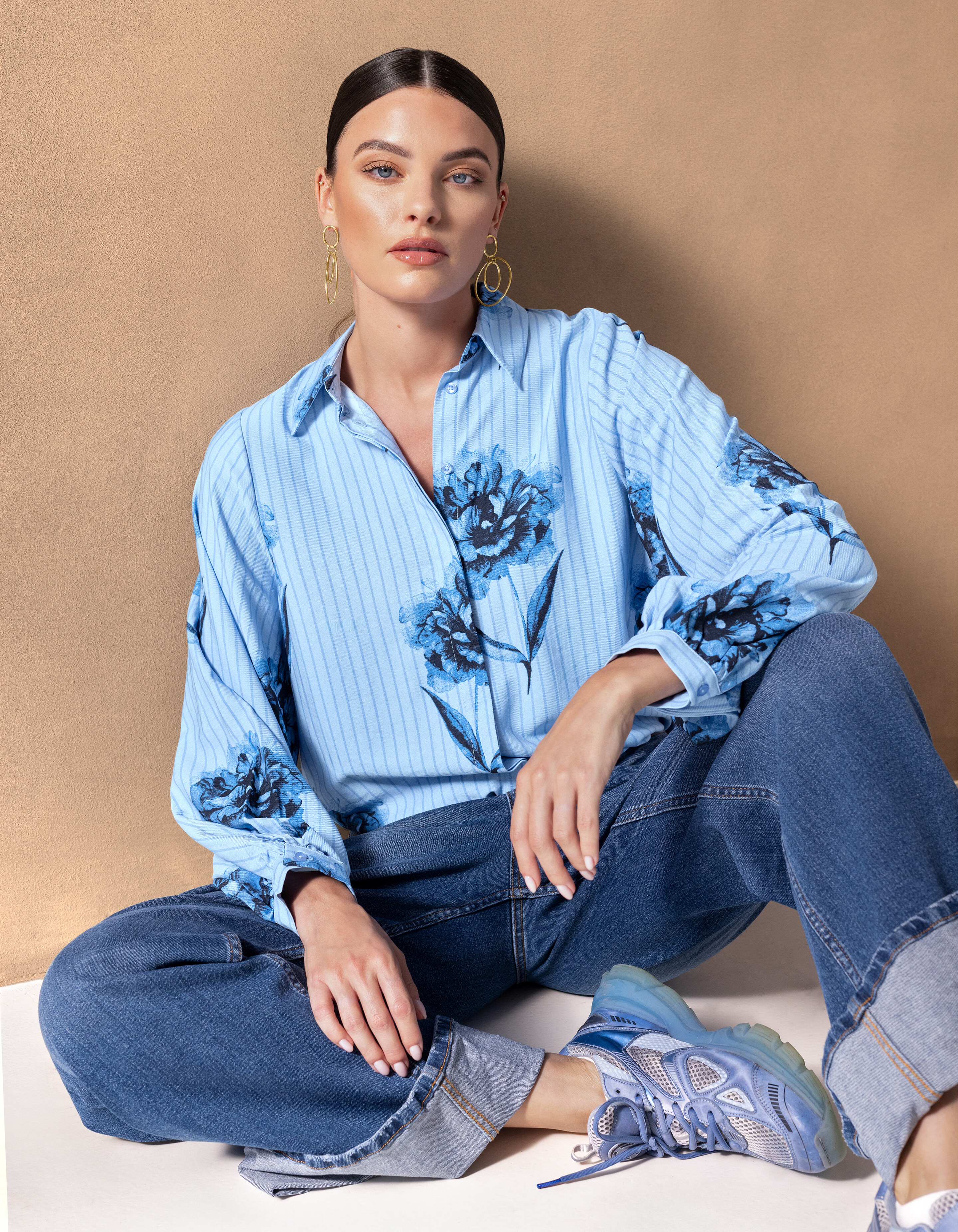 Bedruckte Bluse Blau von Mieke SHOEBY WOMEN