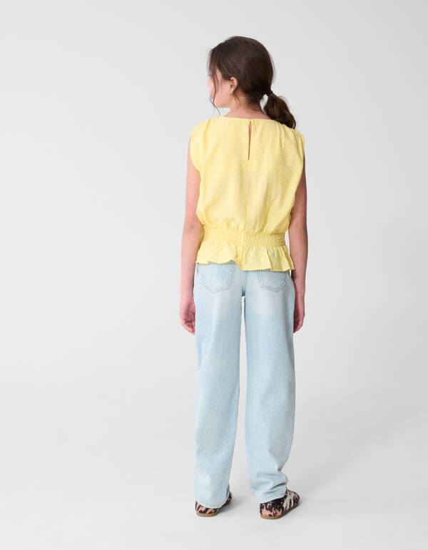 Sch&uuml;rzenoberteil Hellgelb SHOEBY GIRLS