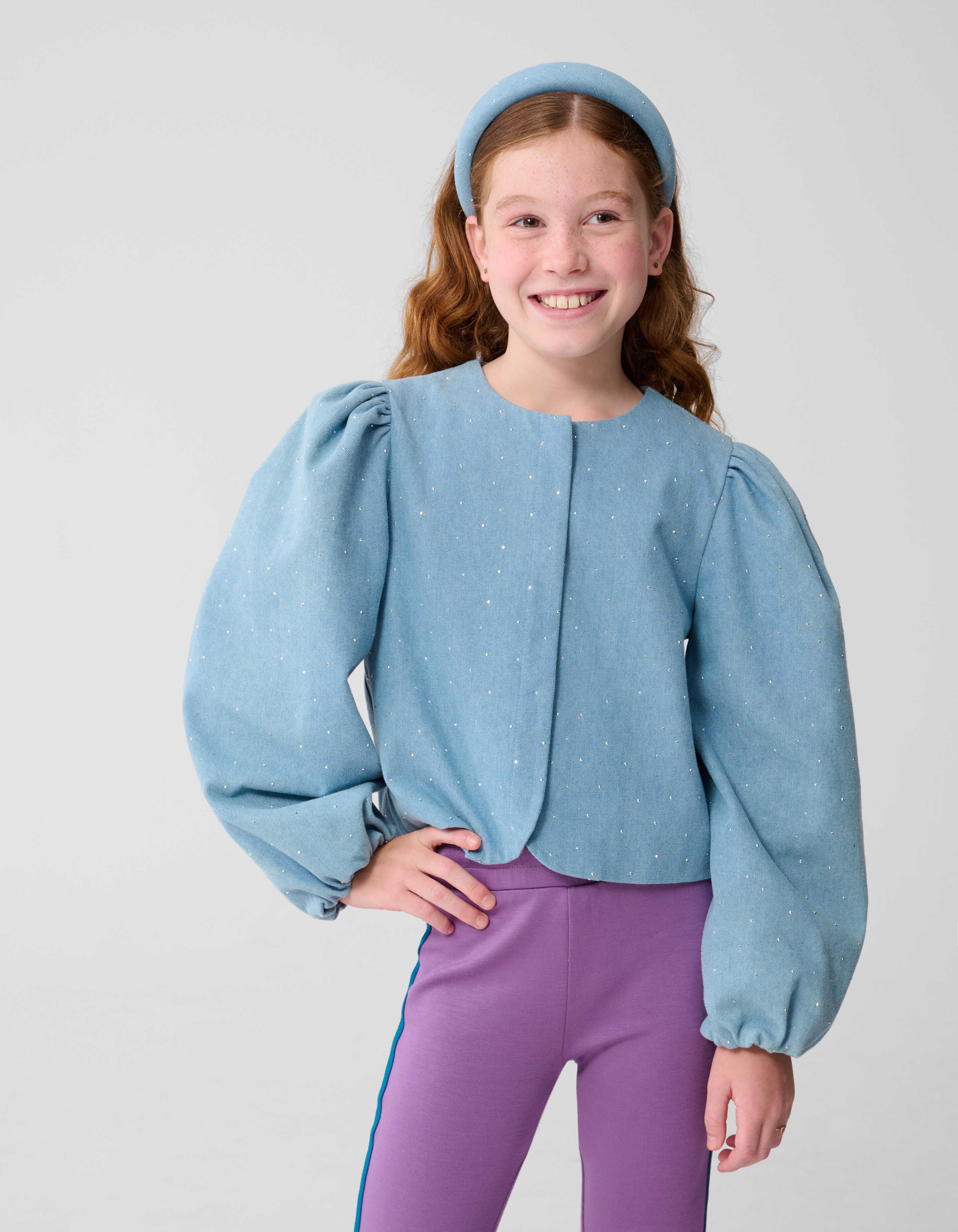 Strass Blazer Blau SHOEBY GIRLS