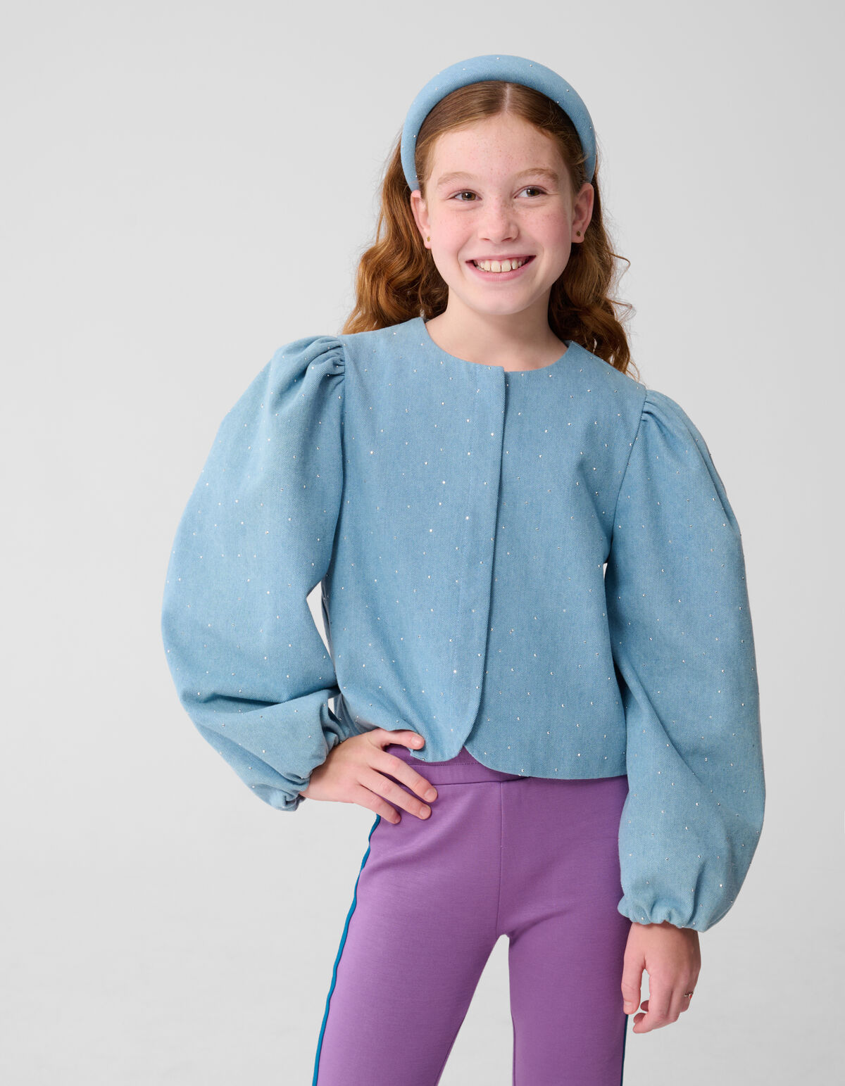 Strass Blazer Blau SHOEBY GIRLS