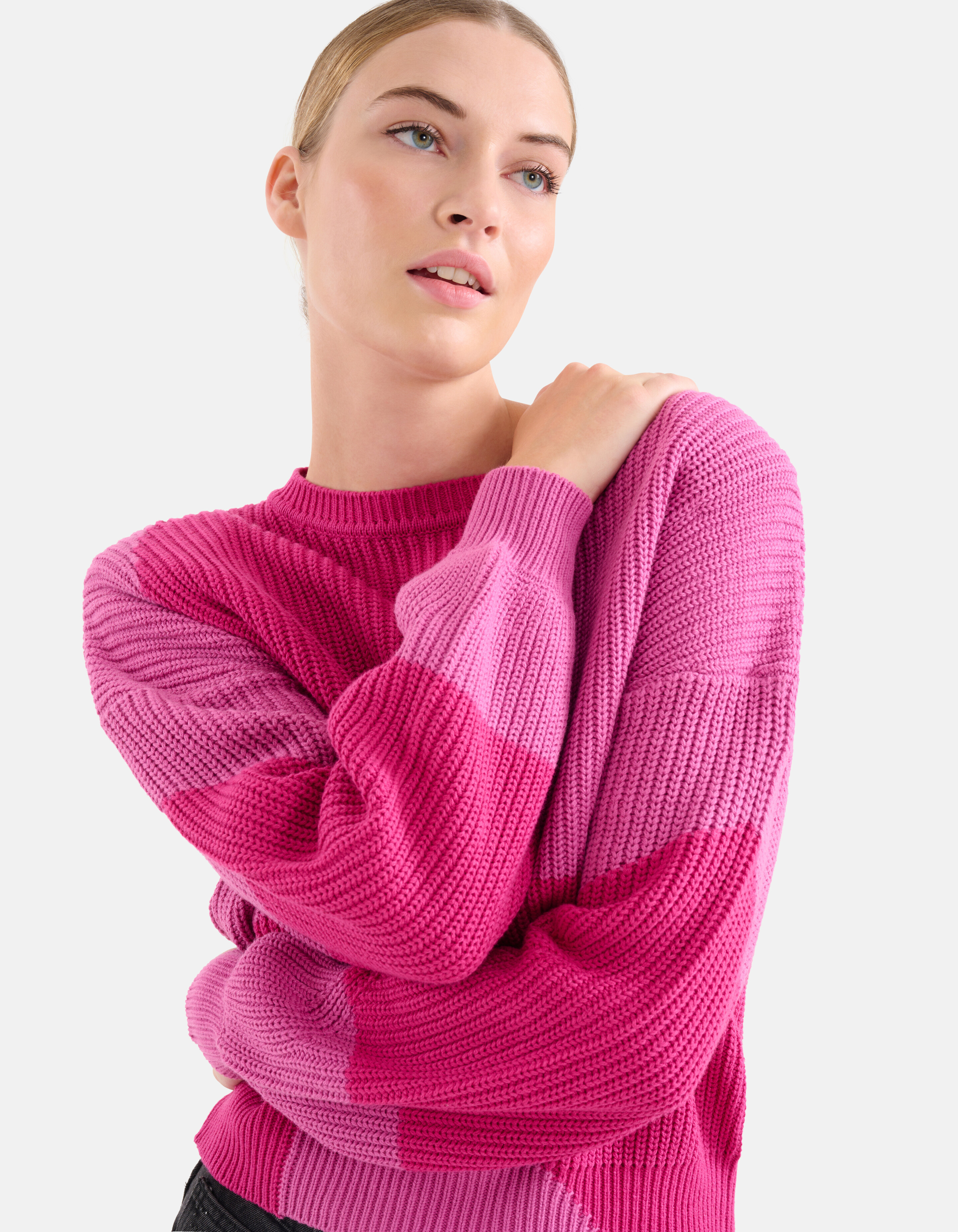 Colorblock Pullover Rosa SHOEBY WOMEN