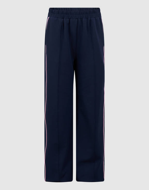 Sporty Piping Wide Leg Fit Hose Dunkelblau SHOEBY GIRLS
