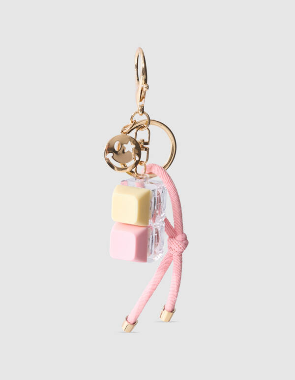 Smile Click Schl&uuml;sselanh&auml;nger Rosa SHOEBY ACCESSOIRES