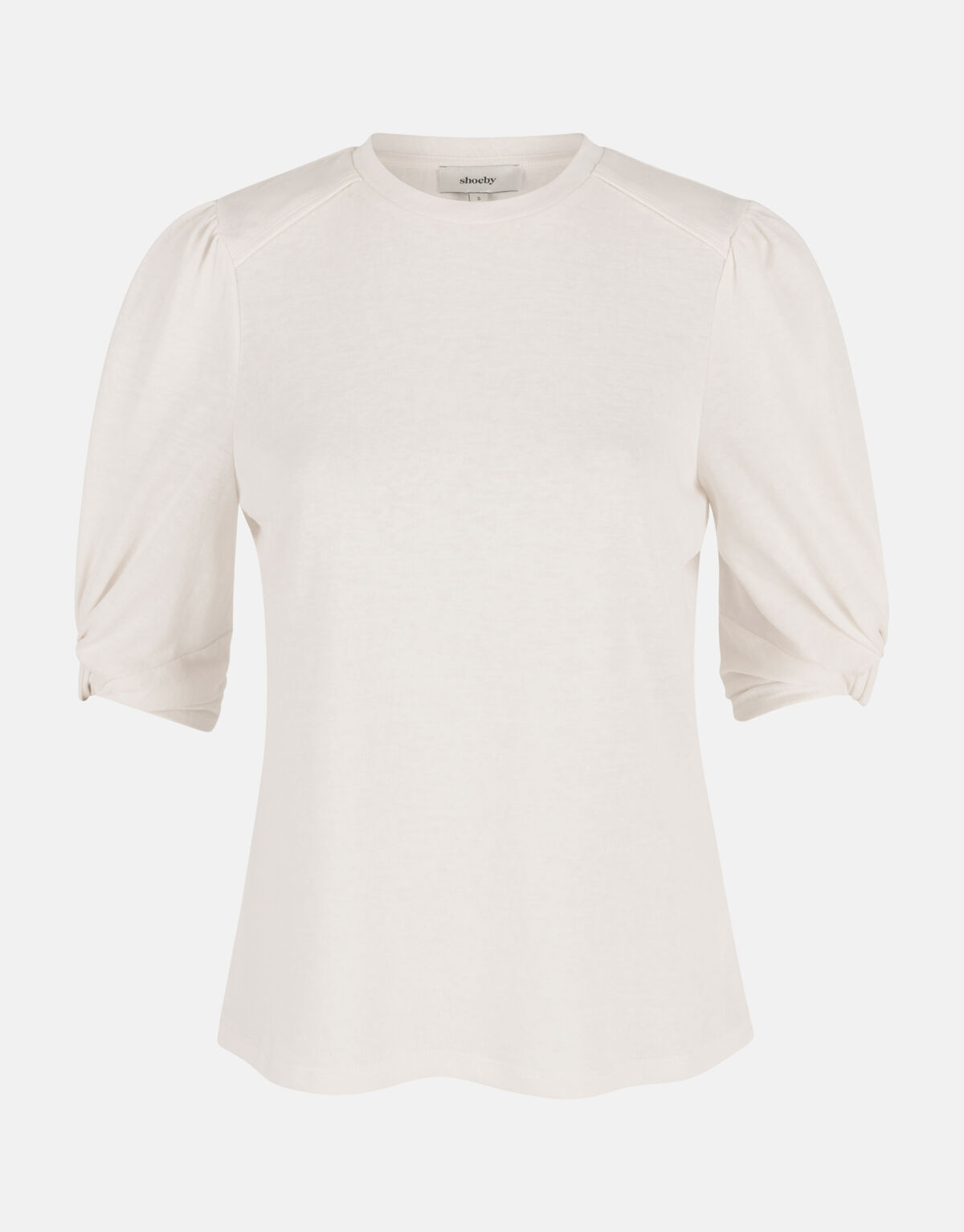 Knoten-T-Shirt Off White SHOEBY WOMEN