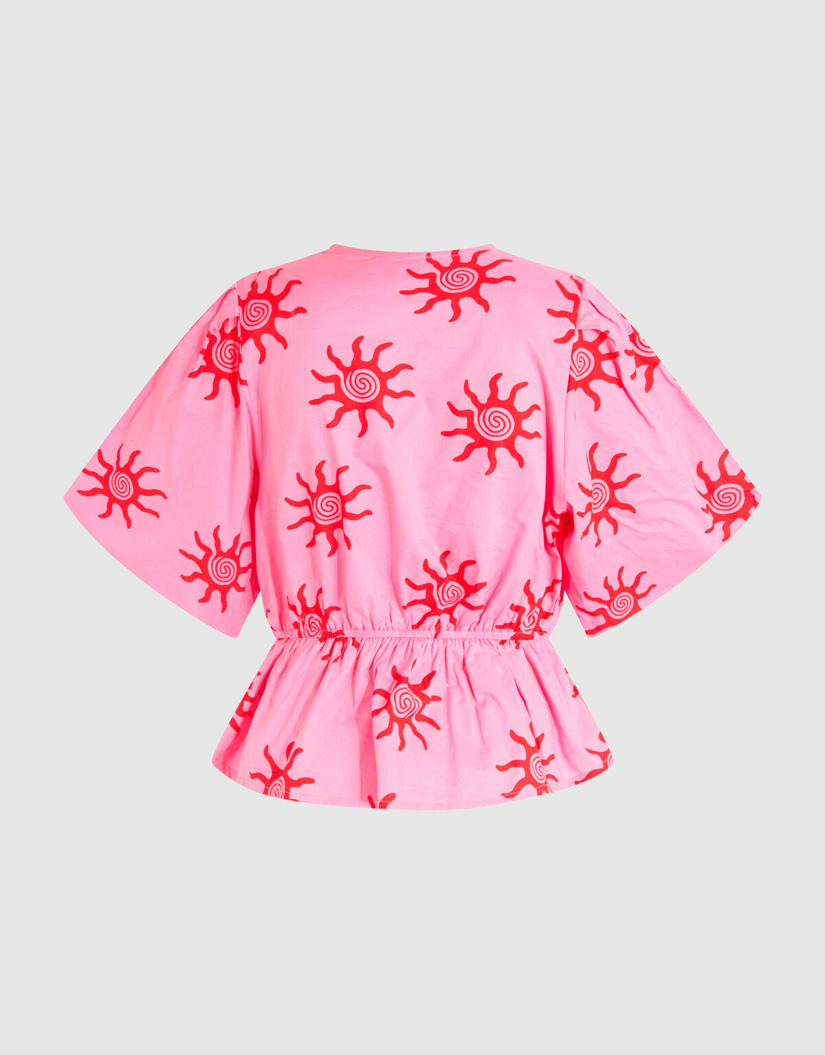 Bedrucktes Schleifentop Rosa SHOEBY WOMEN