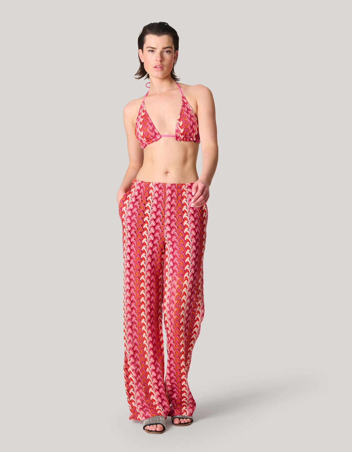 Crochet Broek Roze SHOEBY WOMEN