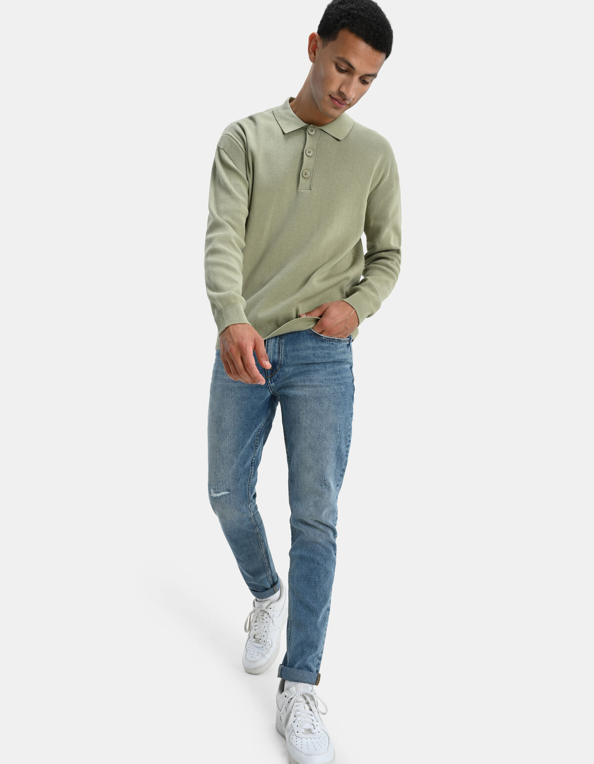 Tapered Jeans Medium Stone L32 SHOEBY MEN